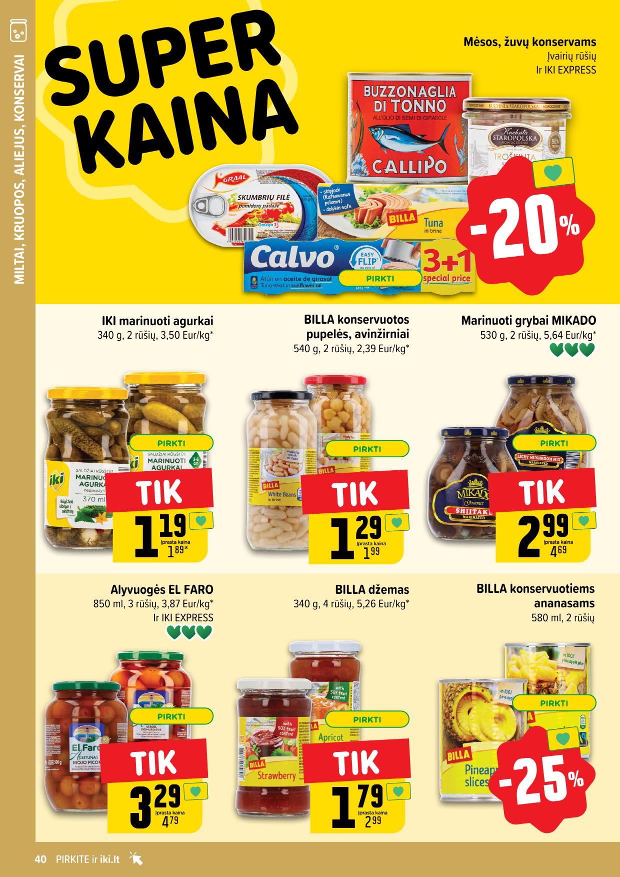 Naujausias IKI kaininis katalogas 2025.06.09 - 2025.06.15