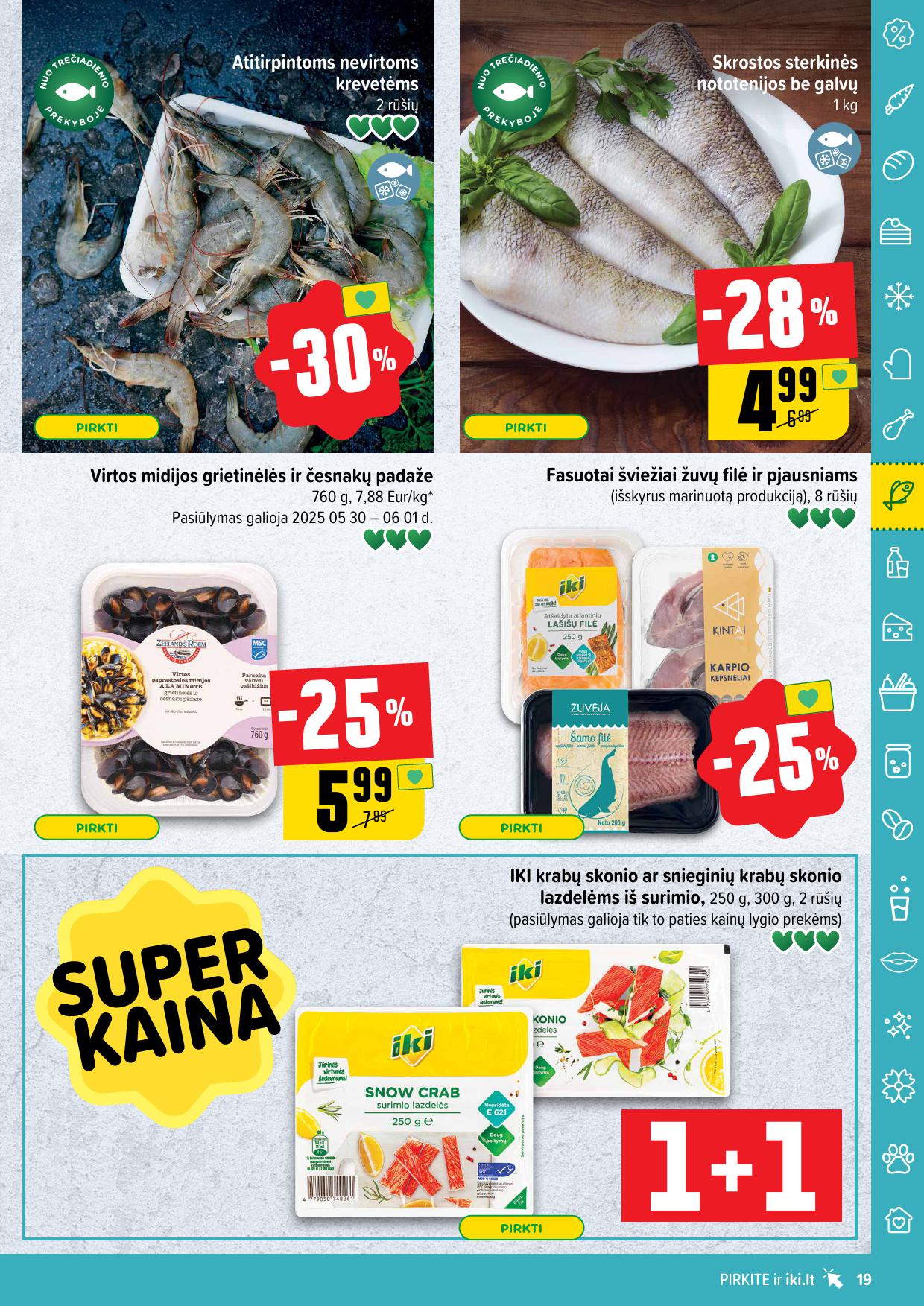 Naujausias IKI kaininis katalogas 2025.05.26 - 2025.06.01