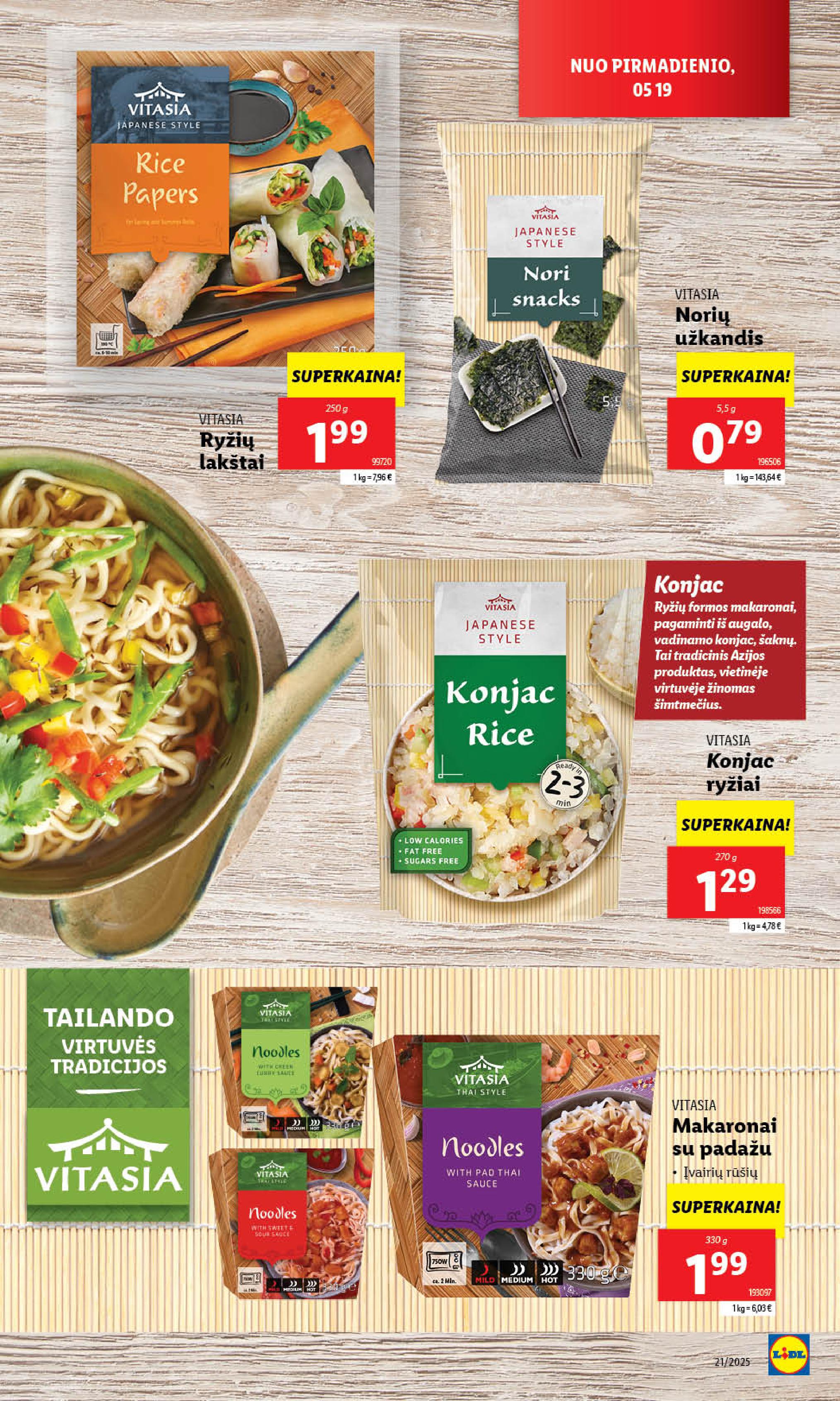 Naujausias LIDL kaininis katalogas 2025.05.19 - 2025.05.25