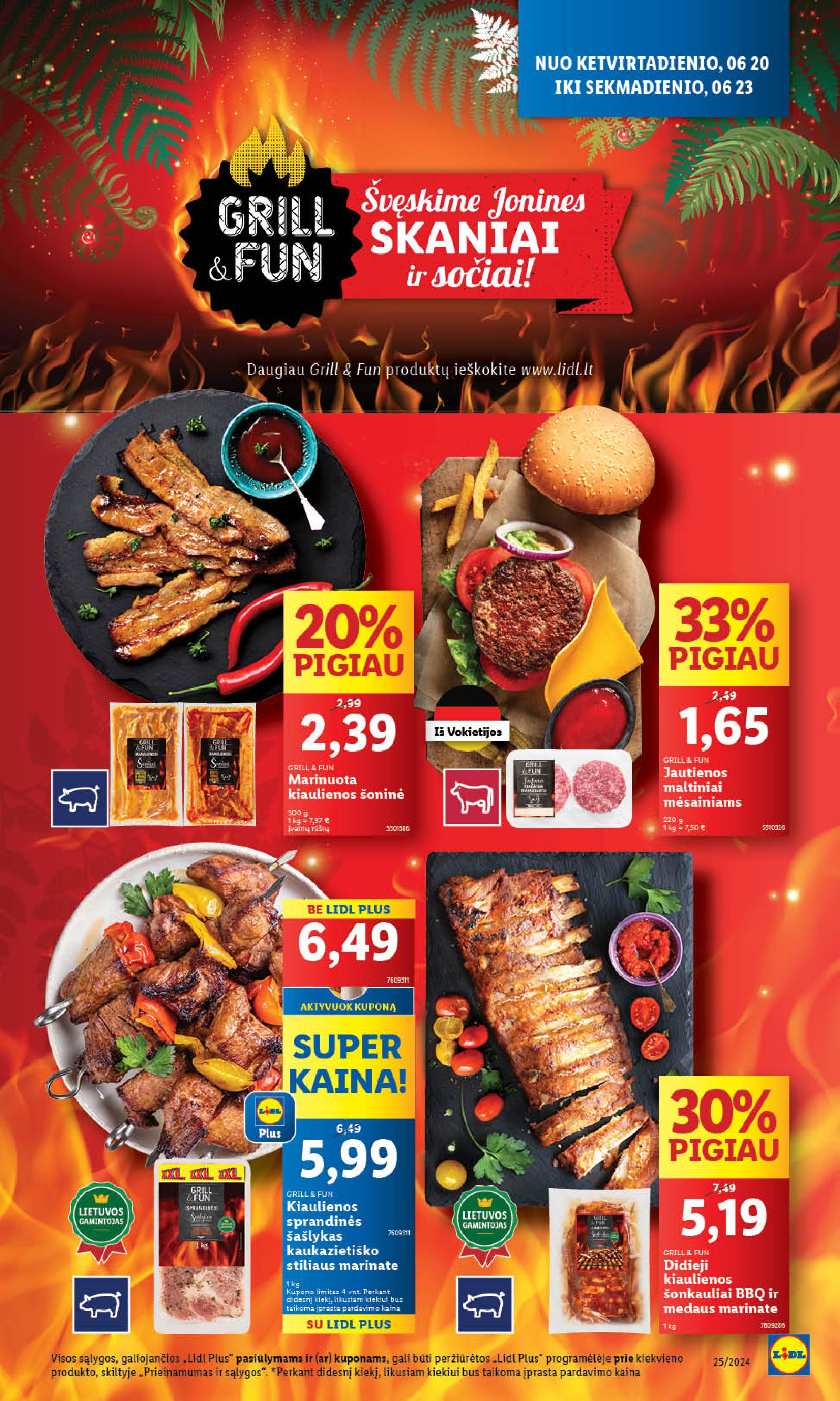 Naujausias LIDL kaininis katalogas 2024.06.17 - 2024.06.23