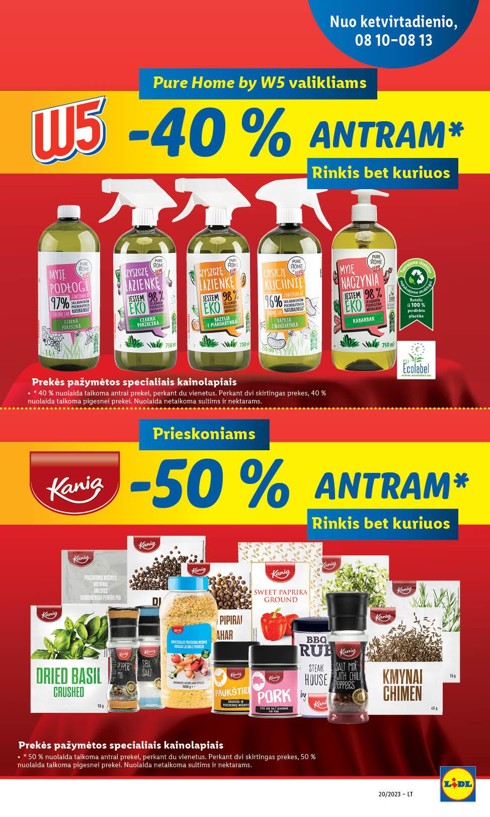Naujausias LIDL kaininis katalogas 2023.08.07 - 2023.08.13