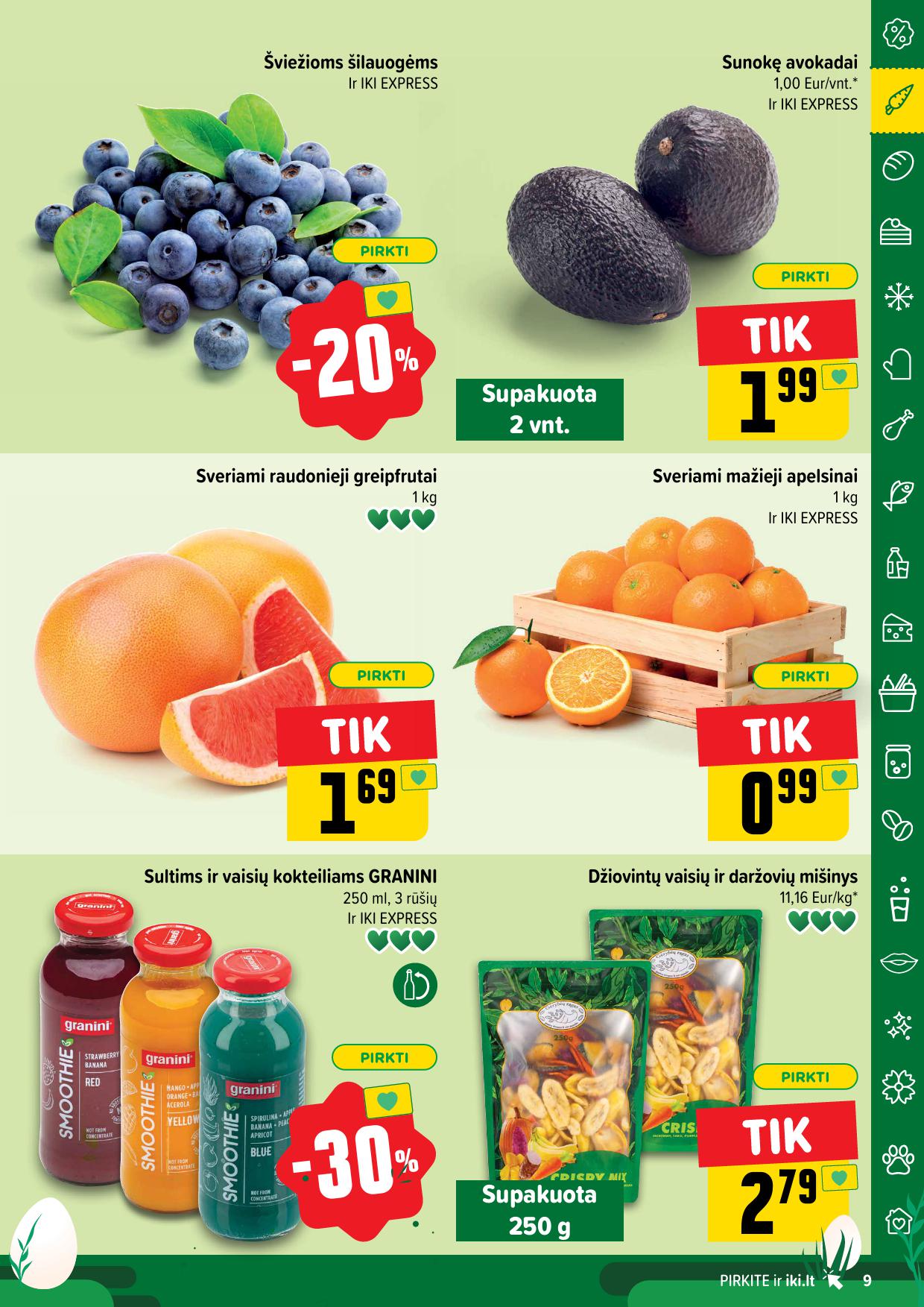 Naujausias IKI kaininis katalogas 2025.03.24 - 2025.03.30