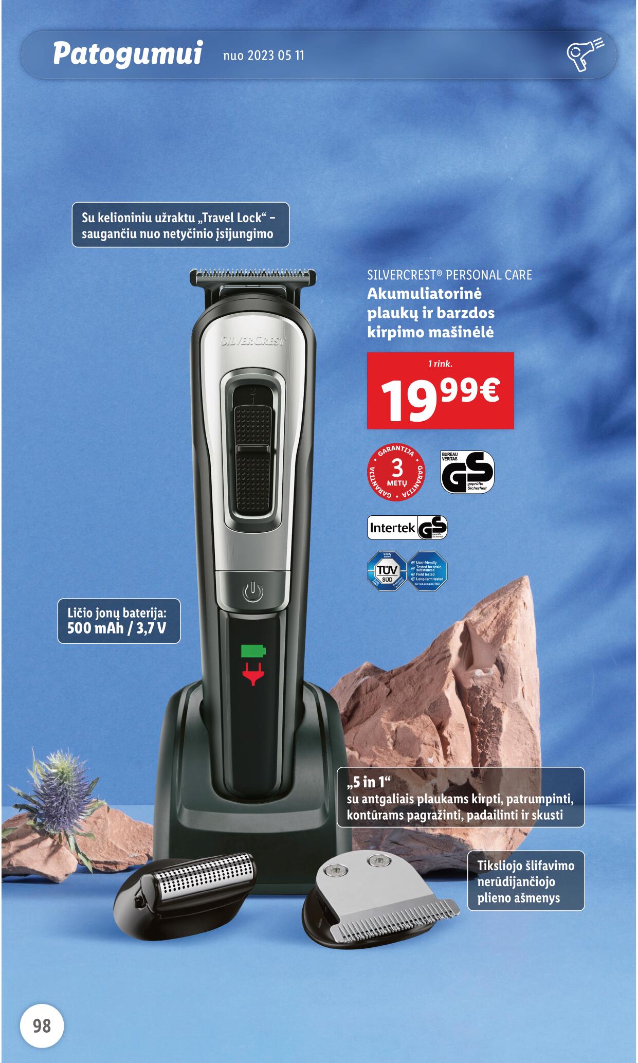 LIDL prekių katalogas "Grožio festivalis" galioja nuo 2023.05.01