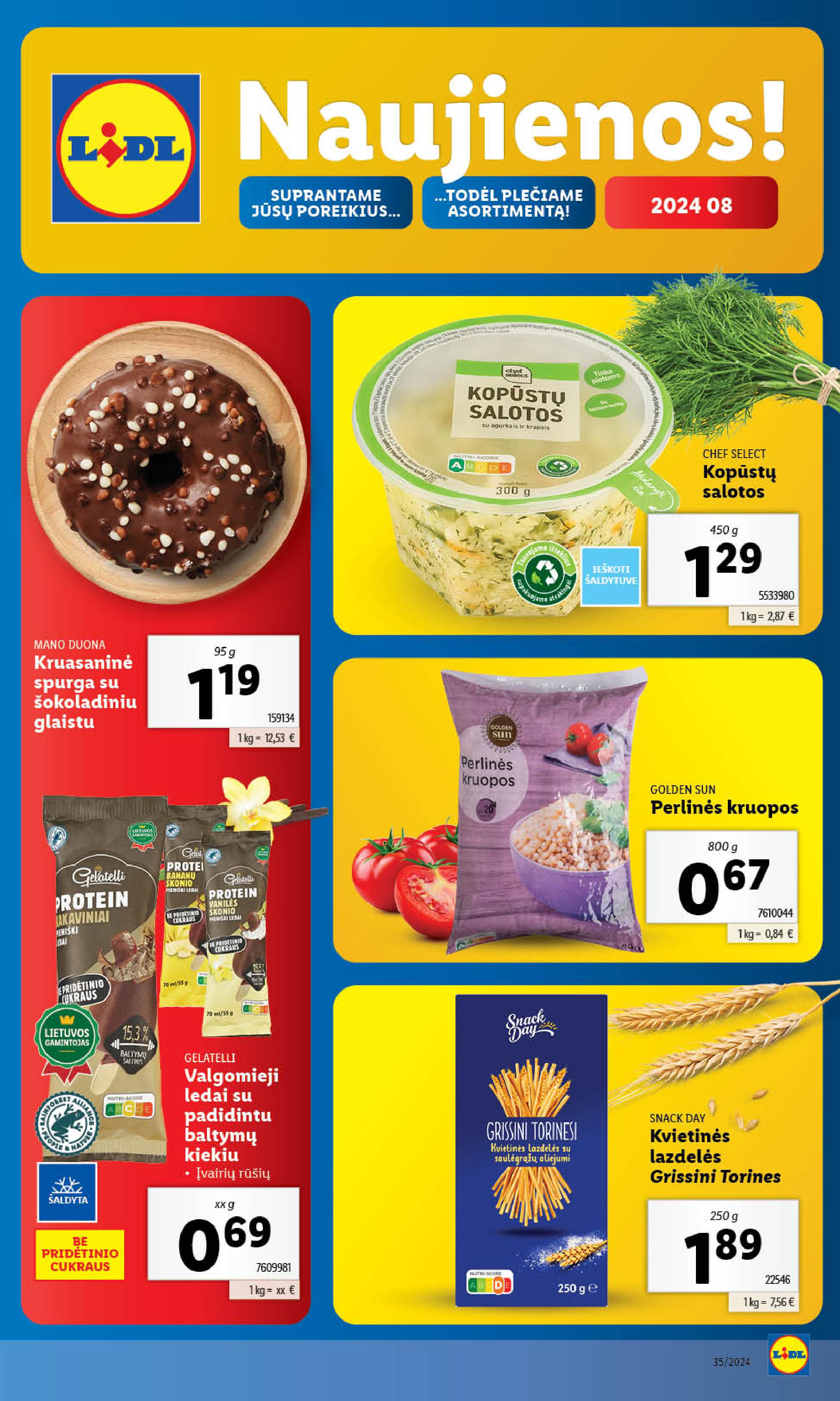 Naujausias LIDL kaininis katalogas 2024.08.26 - 2024.09.01