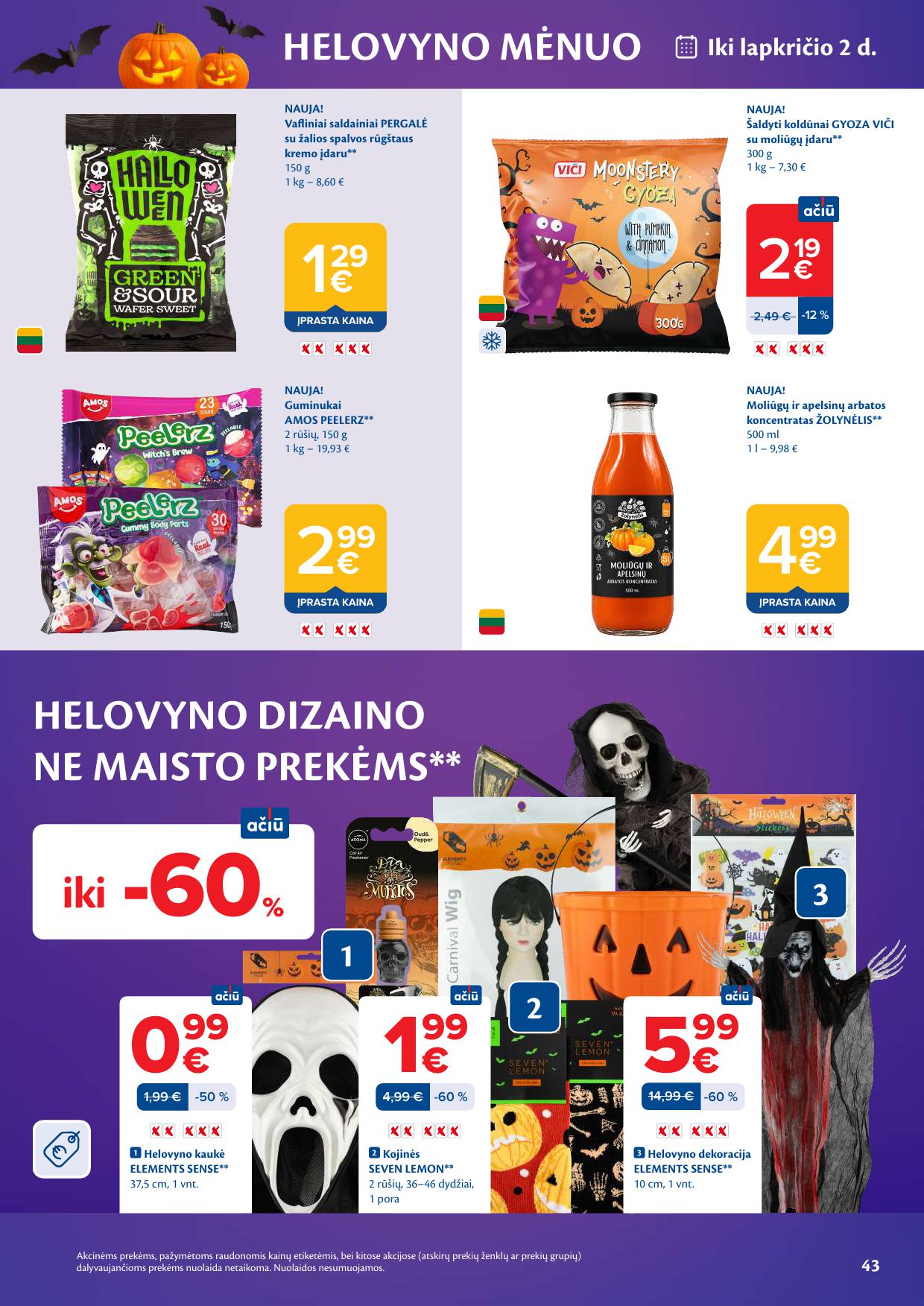 Naujausias MAXIMA kaininis katalogas 2026.10.27 - 2026.11.02