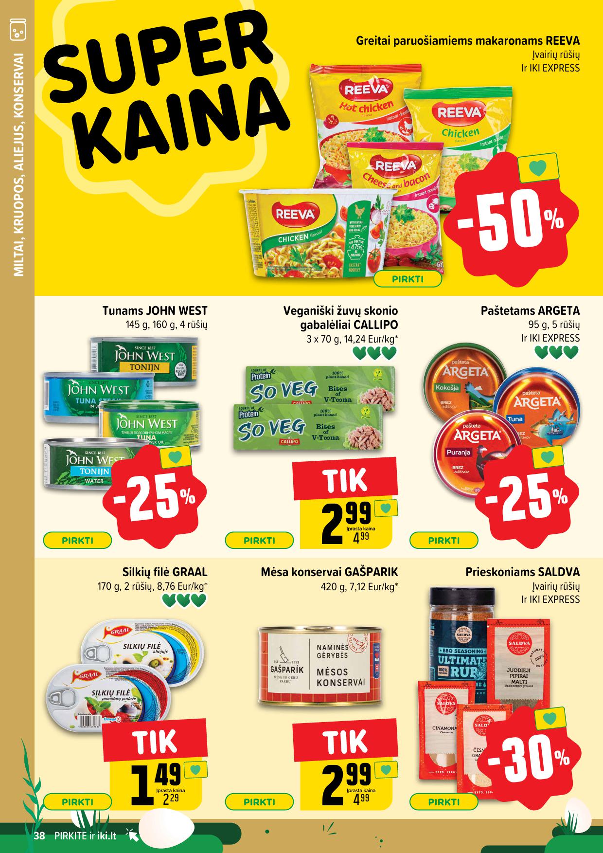 Naujausias IKI kaininis katalogas 2025.03.24 - 2025.03.30