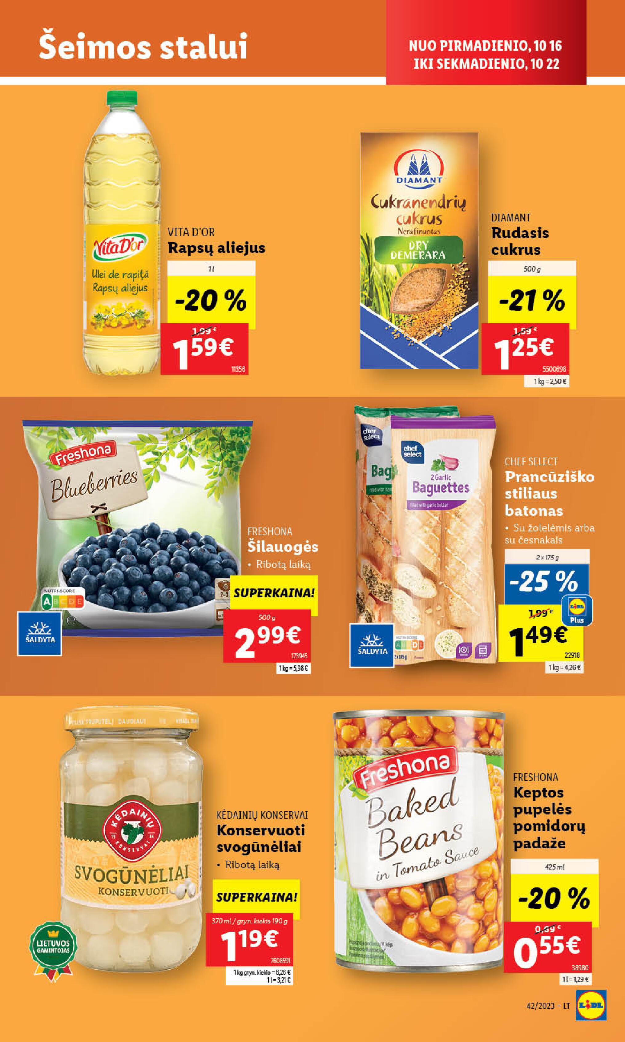 Naujausias LIDL kaininis katalogas 2023.10.16 - 2023.10.22