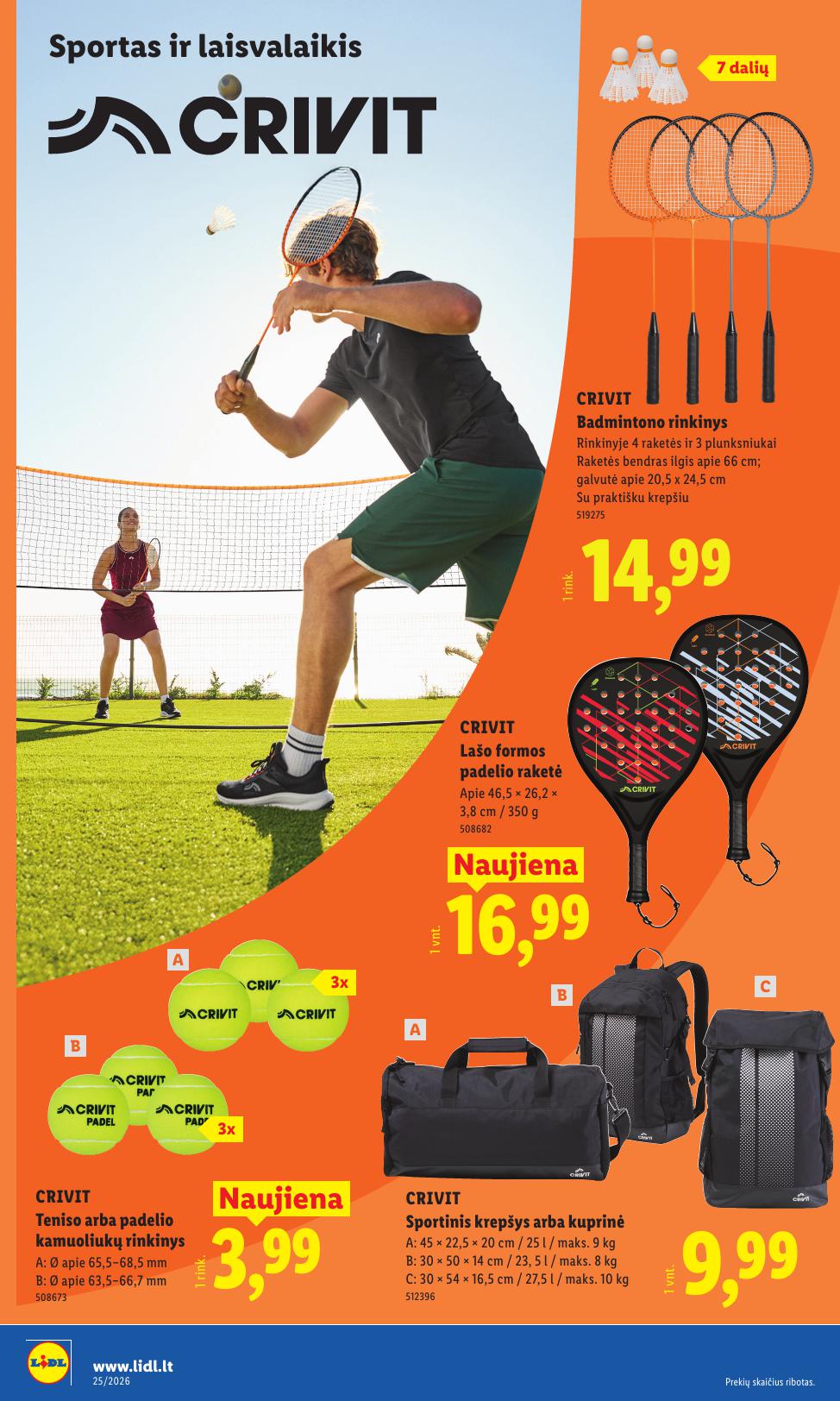 LIDL ne maisto prekių leidinys 2026.06.15 - 2026.06.21