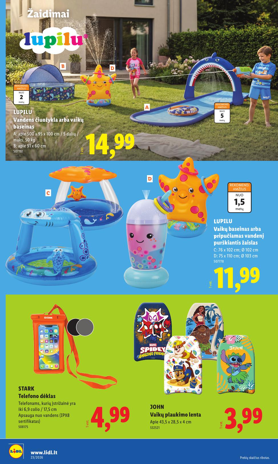 LIDL ne maisto prekių leidinys 2026.06.01 - 2026.06.07