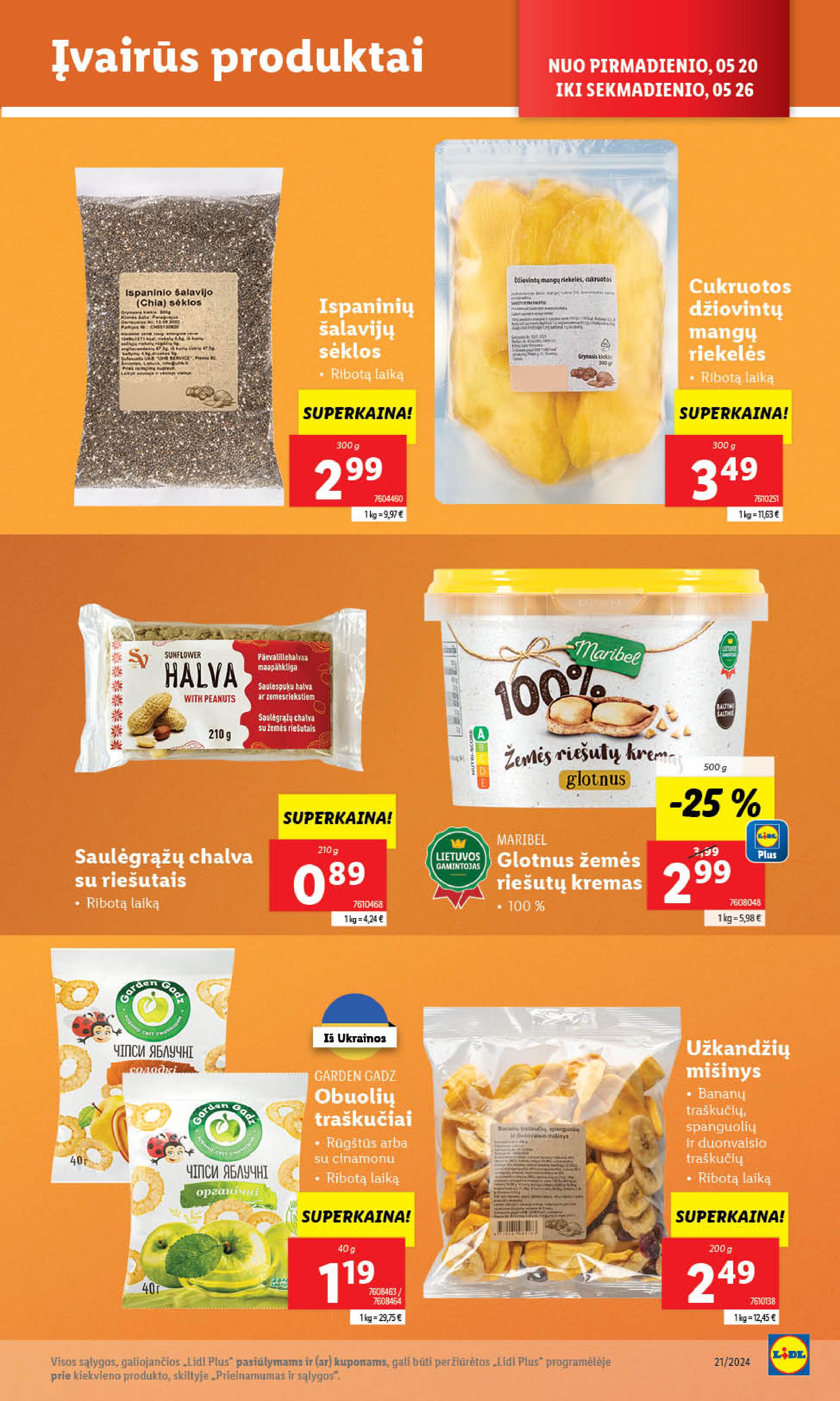 Naujausias LIDL kaininis katalogas 2024.05.20 - 2024.05.26