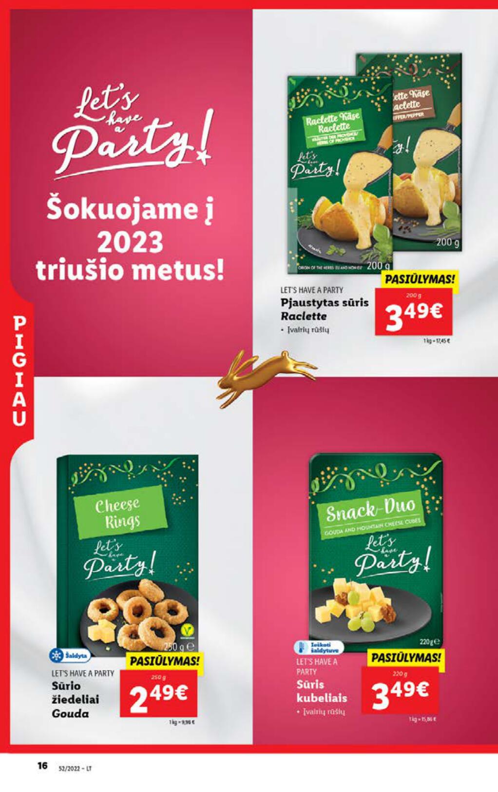 Naujausias LIDL kaininis katalogas 2022.12.26 - 2023.01.01