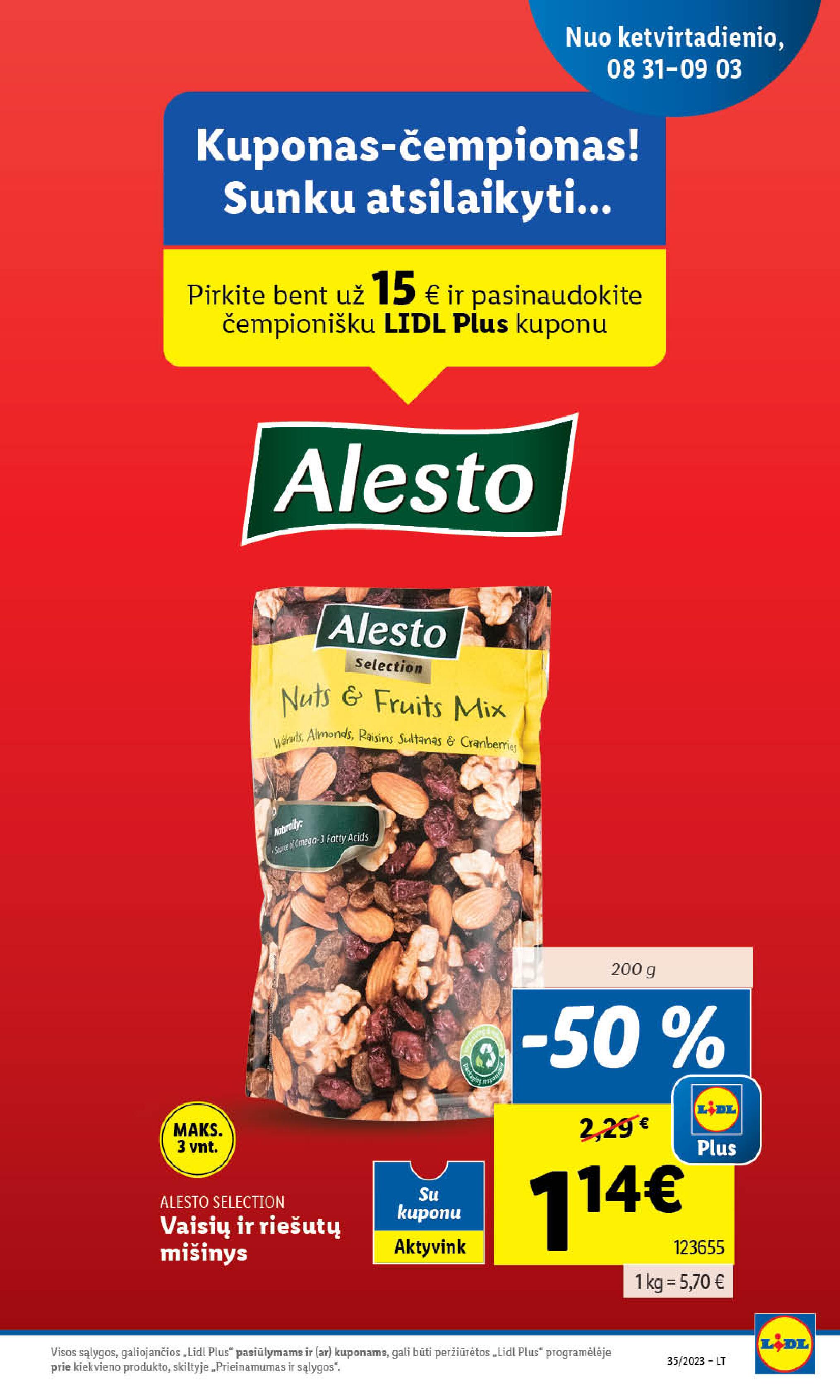 Naujausias LIDL kaininis katalogas 2023.08.28 - 2023.09.03