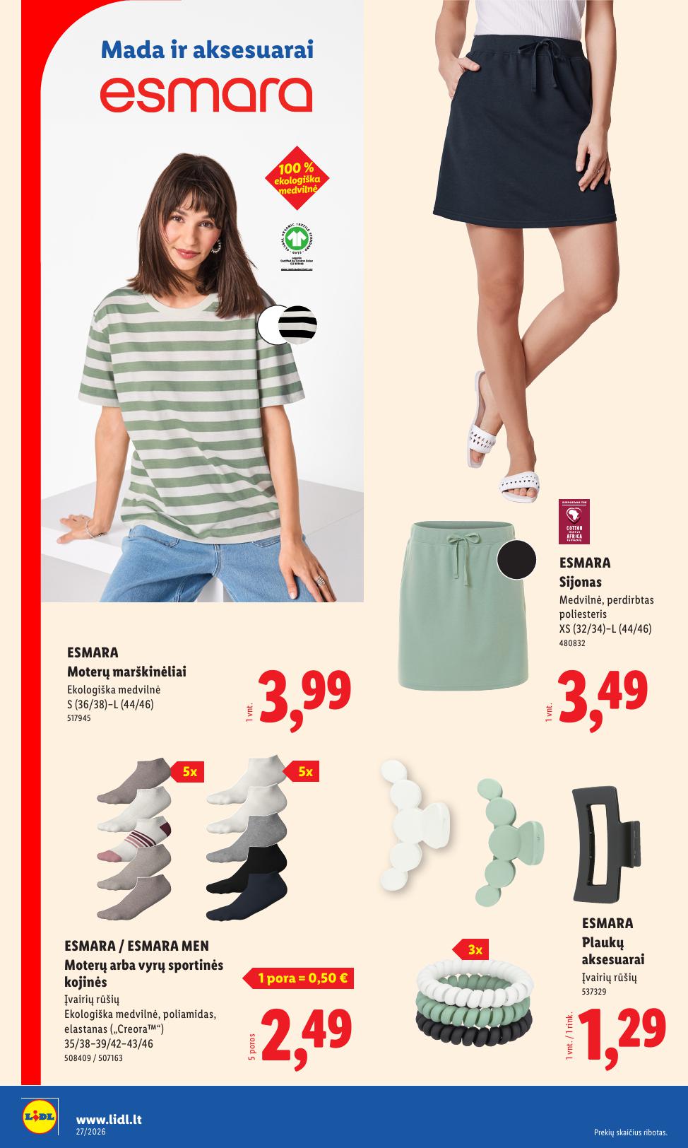 LIDL ne maisto prekių leidinys 2026.06.29 - 2026.07.05