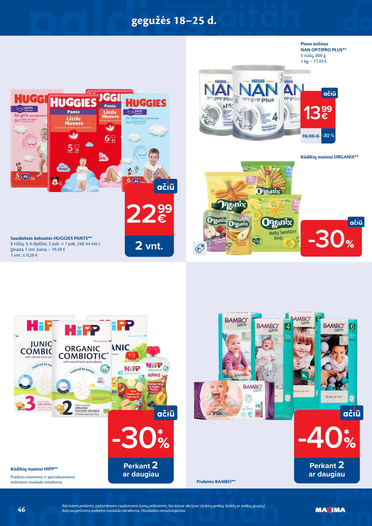 Naujausias MAXIMA kaininis katalogas 2026.05.19 - 2026.05.25