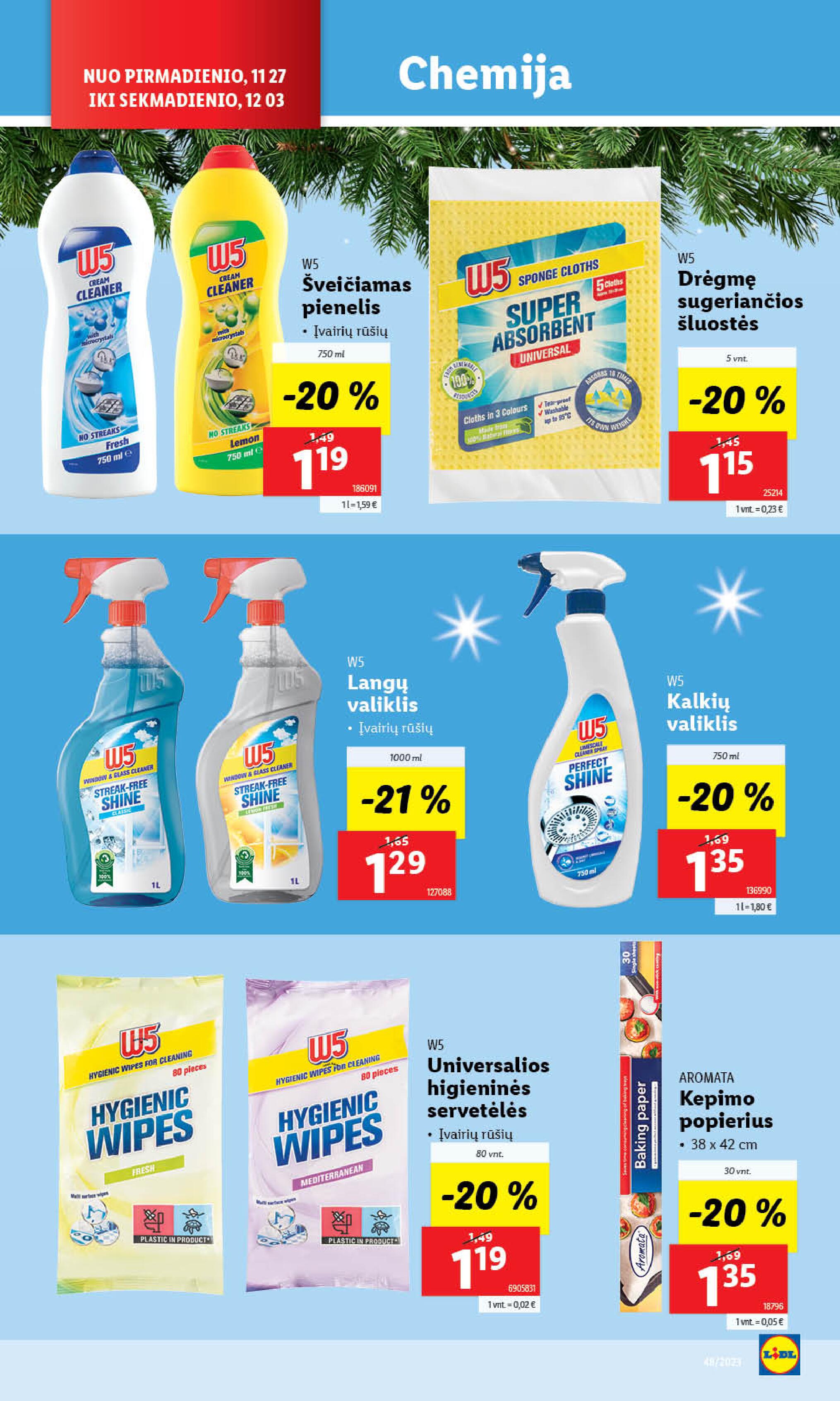 Naujausias LIDL kaininis katalogas 2023.11.27 - 2023.12.03