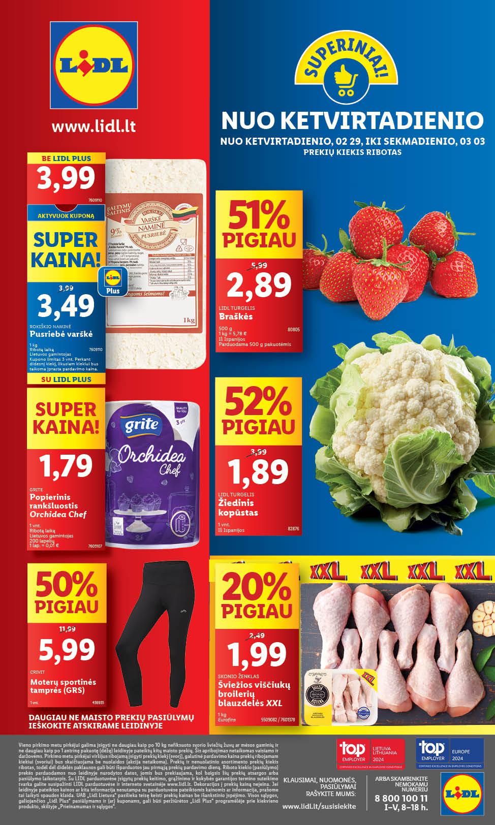 Naujausias LIDL kaininis katalogas 2024.02.26 - 2024.03.03