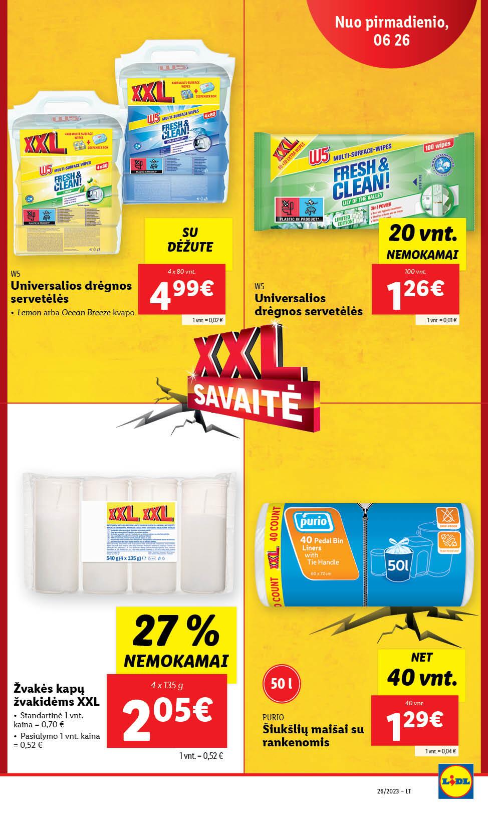 Naujausias LIDL kaininis katalogas 2023.06.26 - 2023.07.02