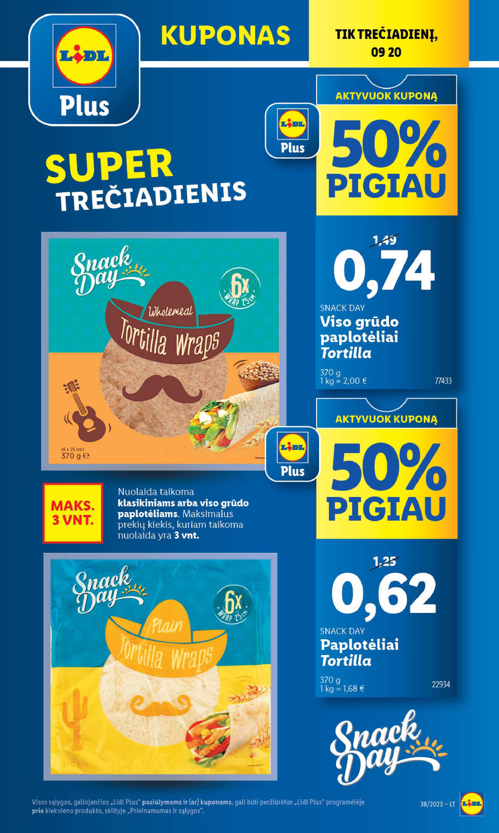 Naujausias LIDL kaininis katalogas 2023.09.18 - 2023.09.24