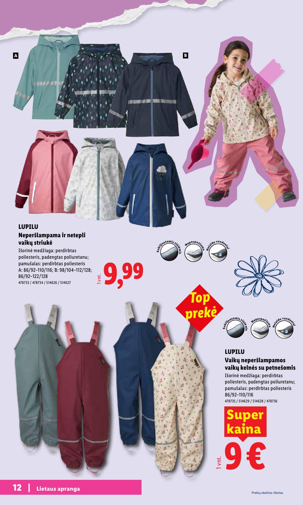 LIDL mokyklinių prekių katalogas "Atgal į mokyklą"