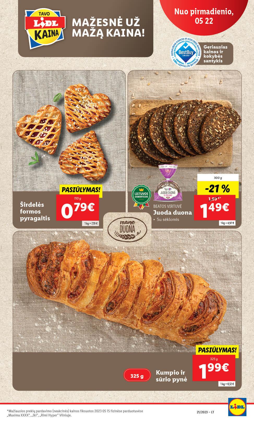 Naujausias LIDL kaininis katalogas 2023.05.22 - 2023.05.28
