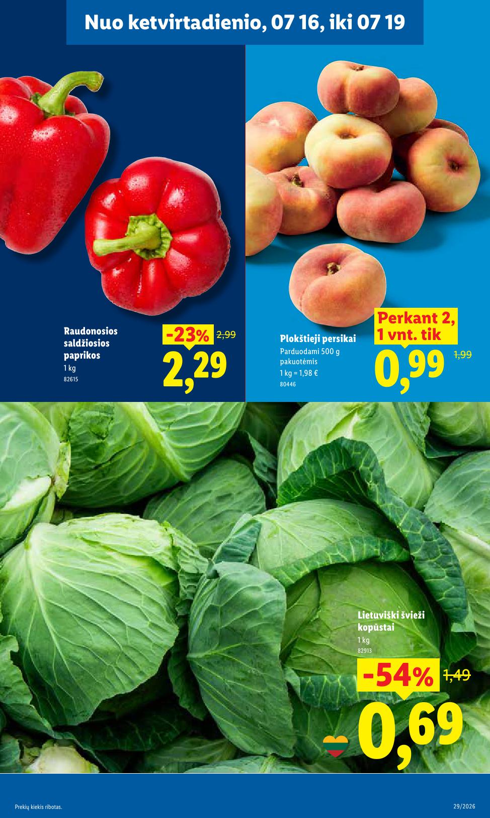 Naujausias LIDL kaininis katalogas 2026.07.13 - 2026.07.19