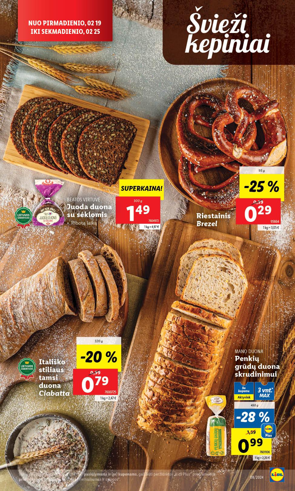 Naujausias LIDL kaininis katalogas 2024.02.19 - 2024.02.25