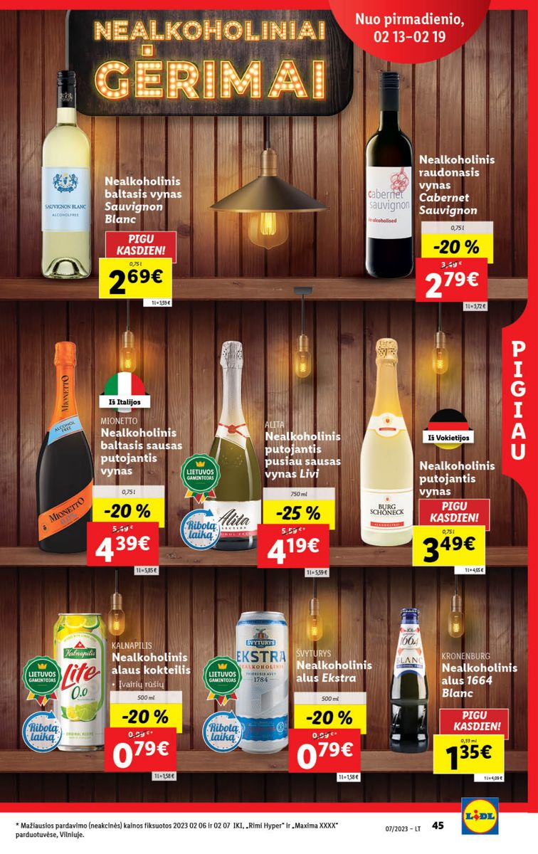 Naujausias LIDL kaininis katalogas 2023.02.13 - 2023.02.19 