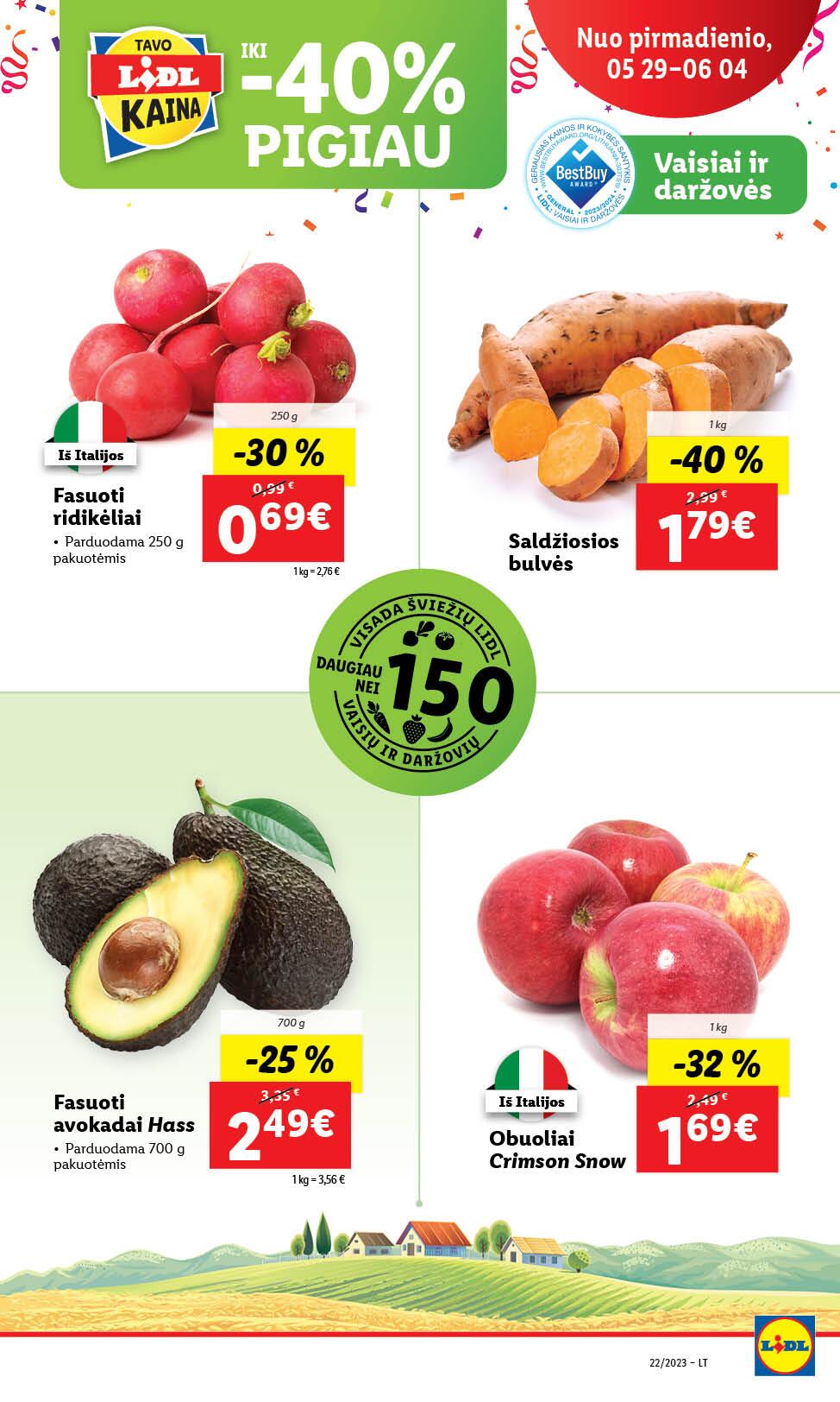 Naujausias LIDL kaininis katalogas 2023.05.29 - 2023.06.04