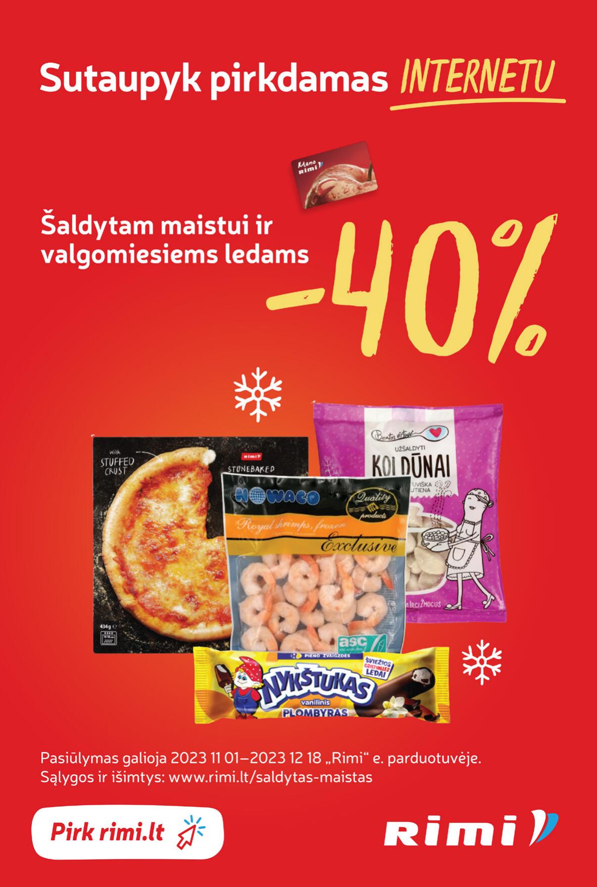 Naujausias RIMI kaininis katalogas 2023.11.21 - 2023.11.27