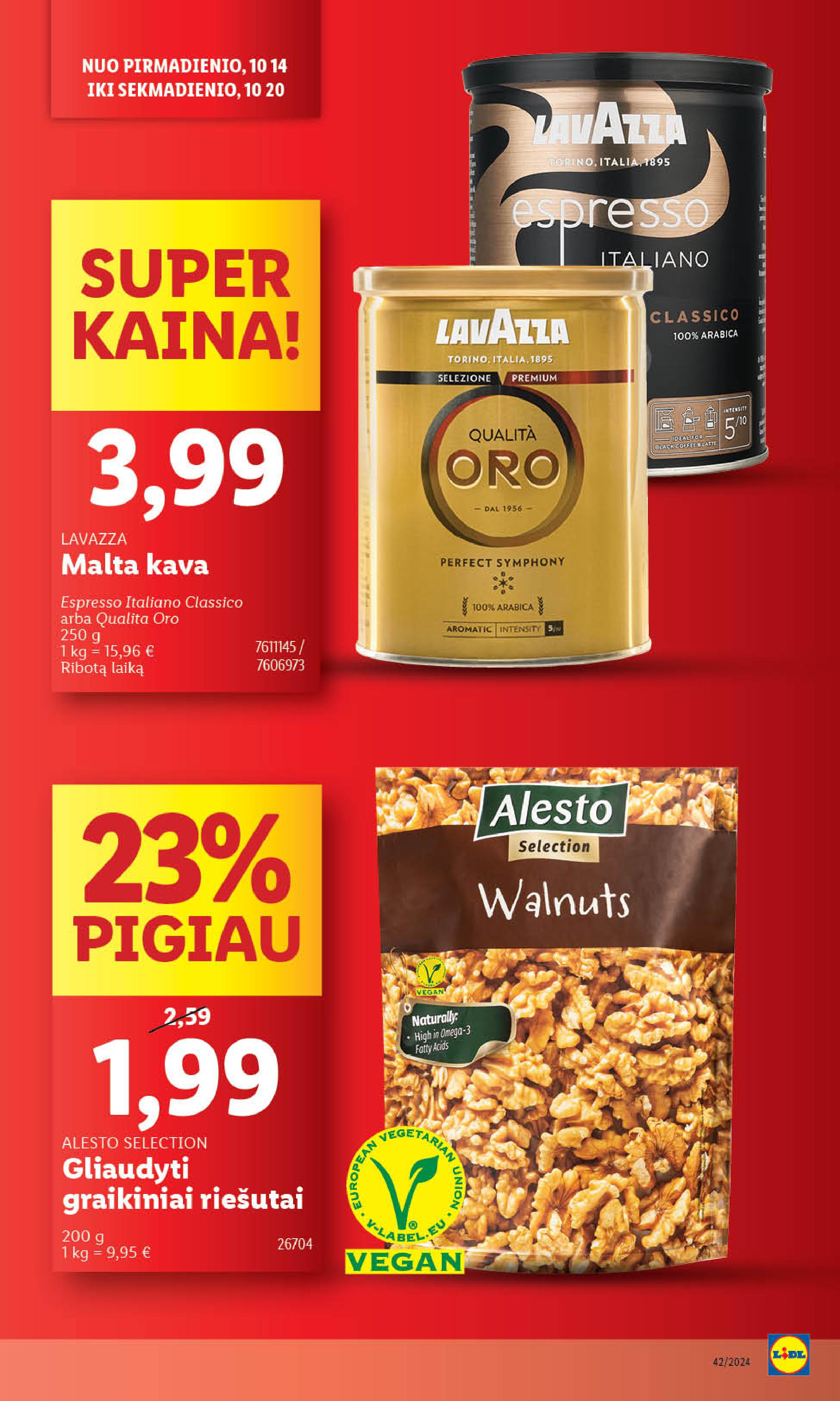 Naujausias LIDL kaininis katalogas 2024.10.14 - 2024.10.20