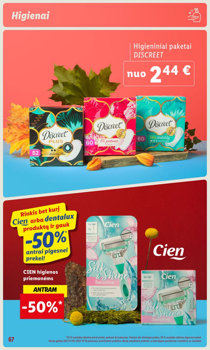 LIDL prekių katalogas "Grožio festivalis" galioja nuo 2023.10.05