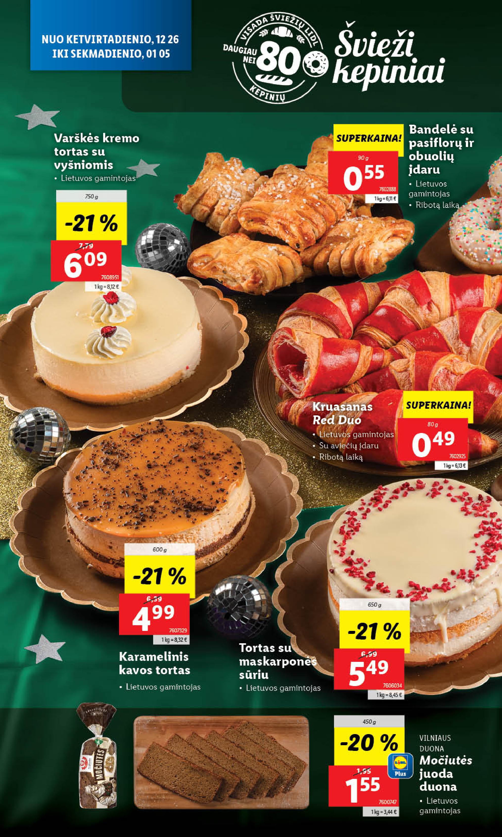 Naujausias LIDL kaininis katalogas 2024.12.26 - 2024.12.31