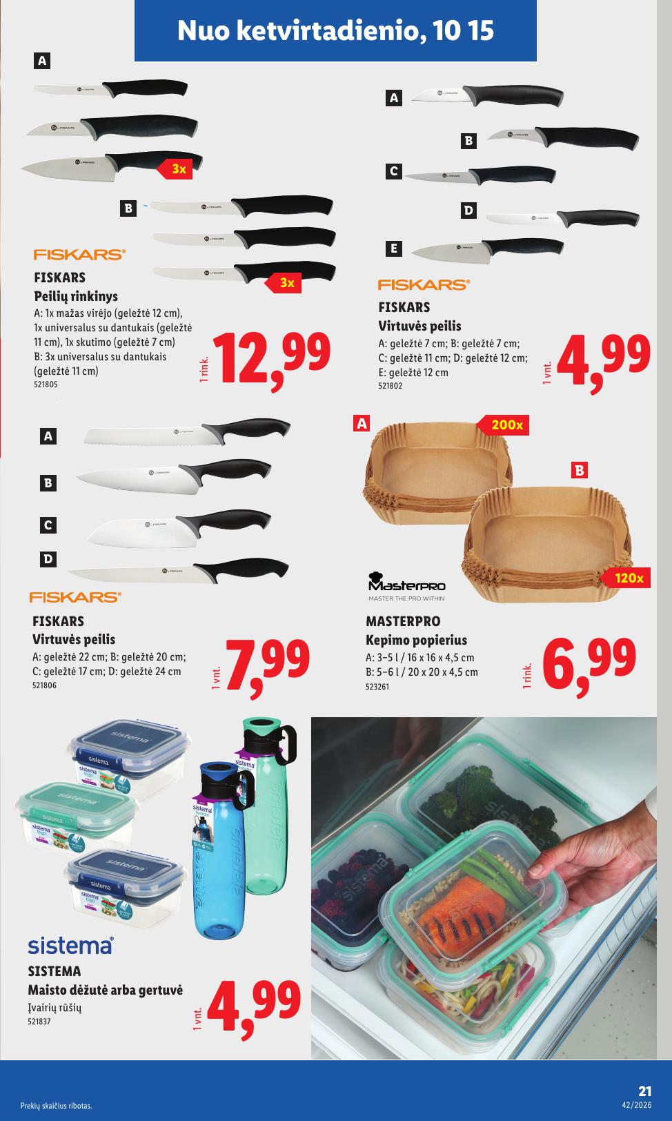 LIDL ne maisto prekių leidinys 2026.10.12 - 2026.10.18