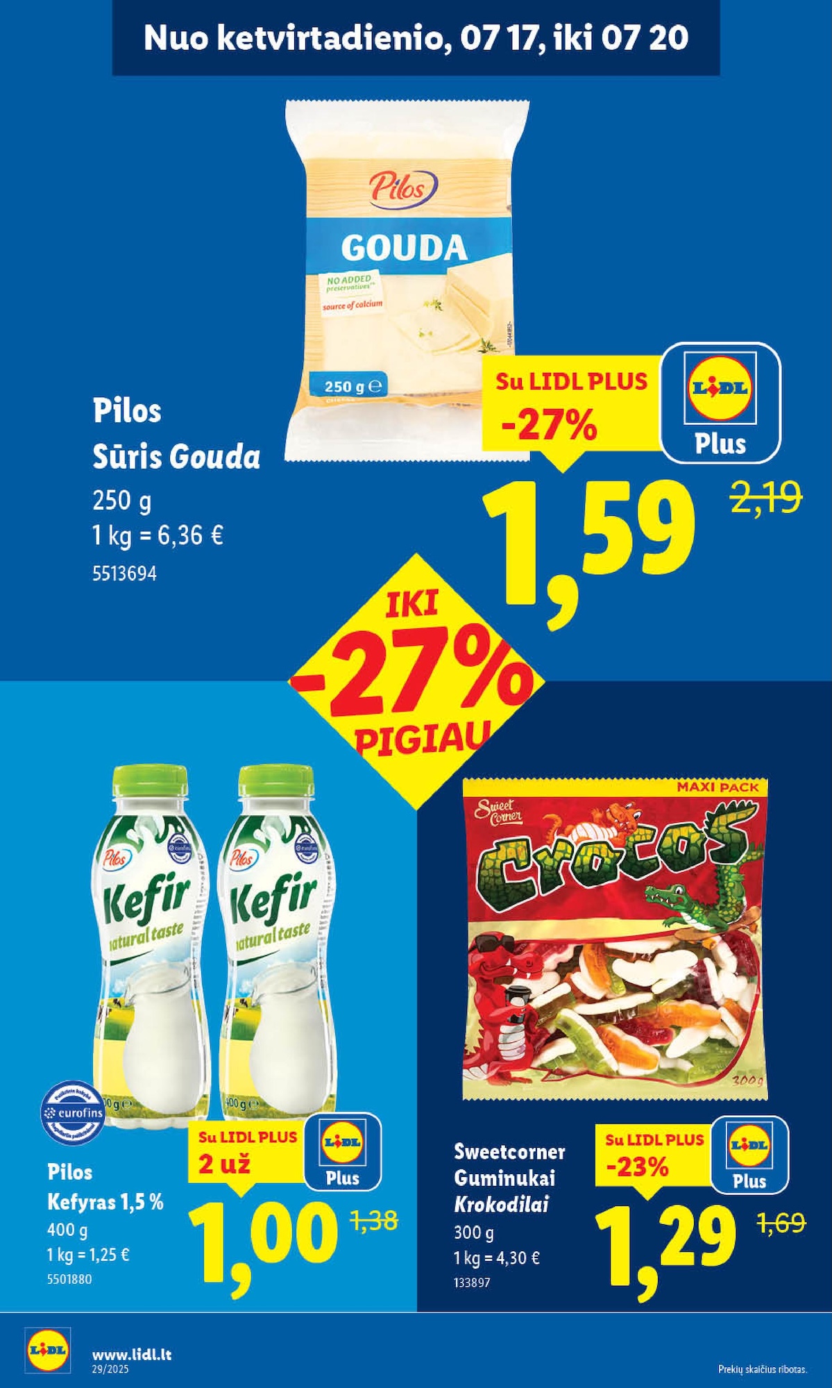 Naujausias LIDL kaininis katalogas 2025.07.14 - 2025.07.20