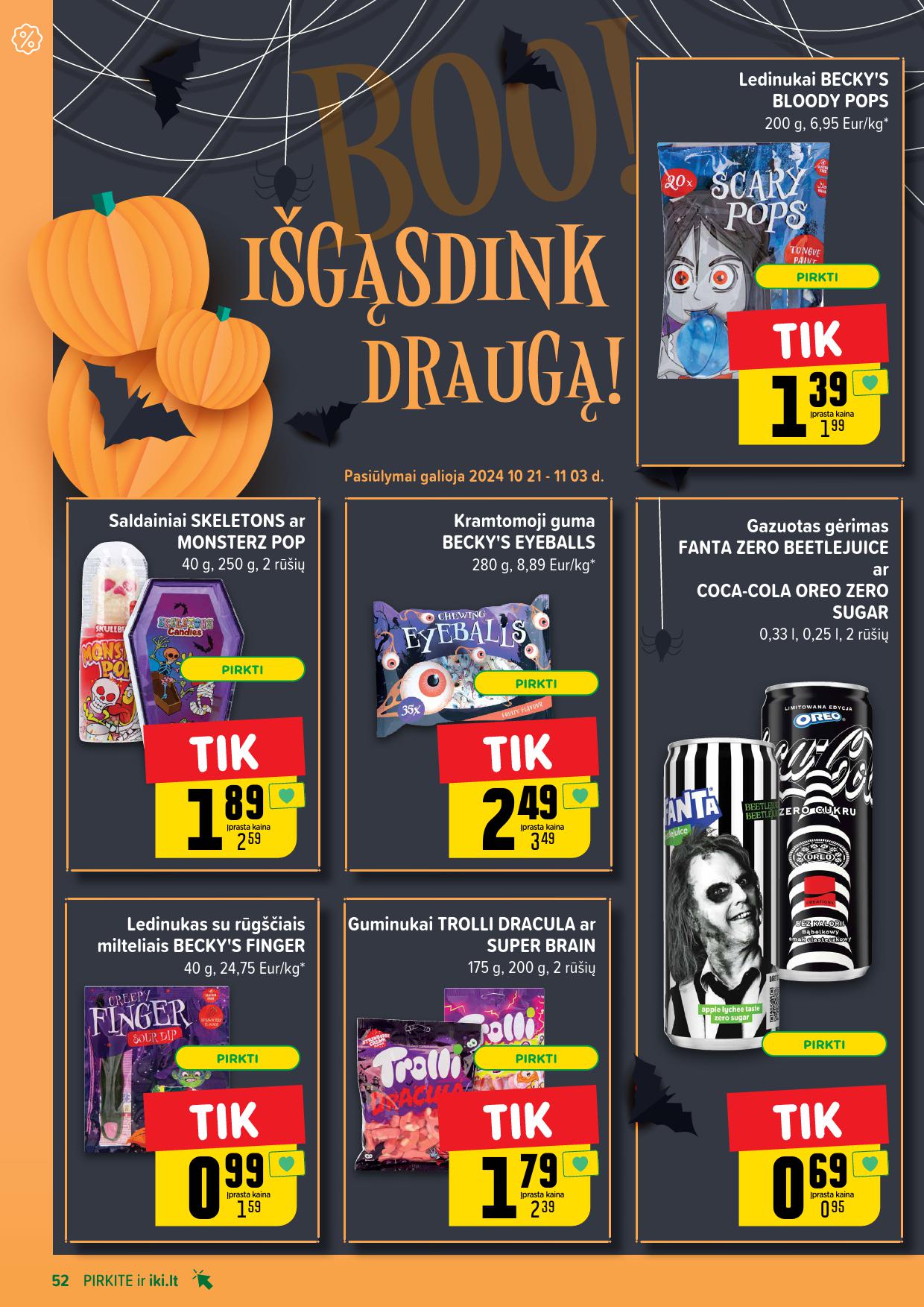 Naujausias IKI kaininis katalogas 2024.10.21 - 2024.10.27