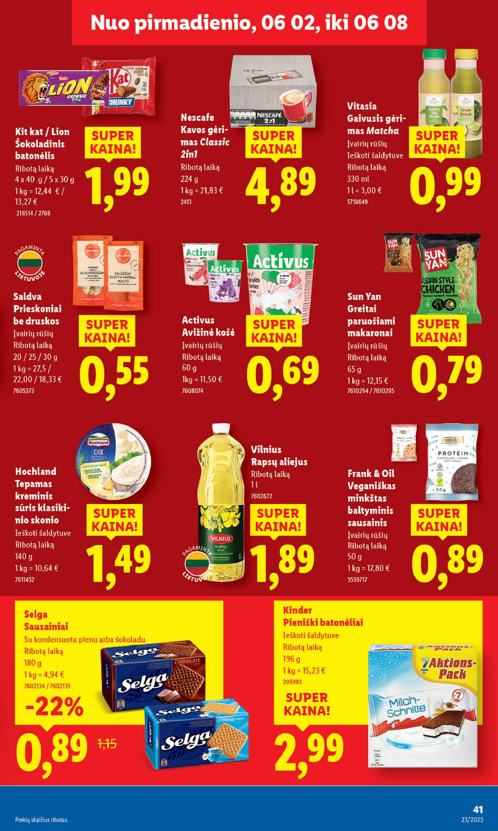 Naujausias LIDL kaininis katalogas 2025.06.02 - 2025.06.08