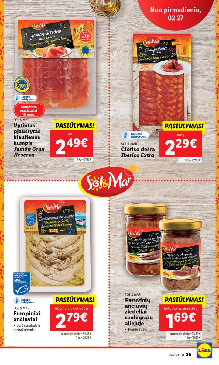 Naujausias LIDL kaininis katalogas 2023.02.27 - 2023.03.05