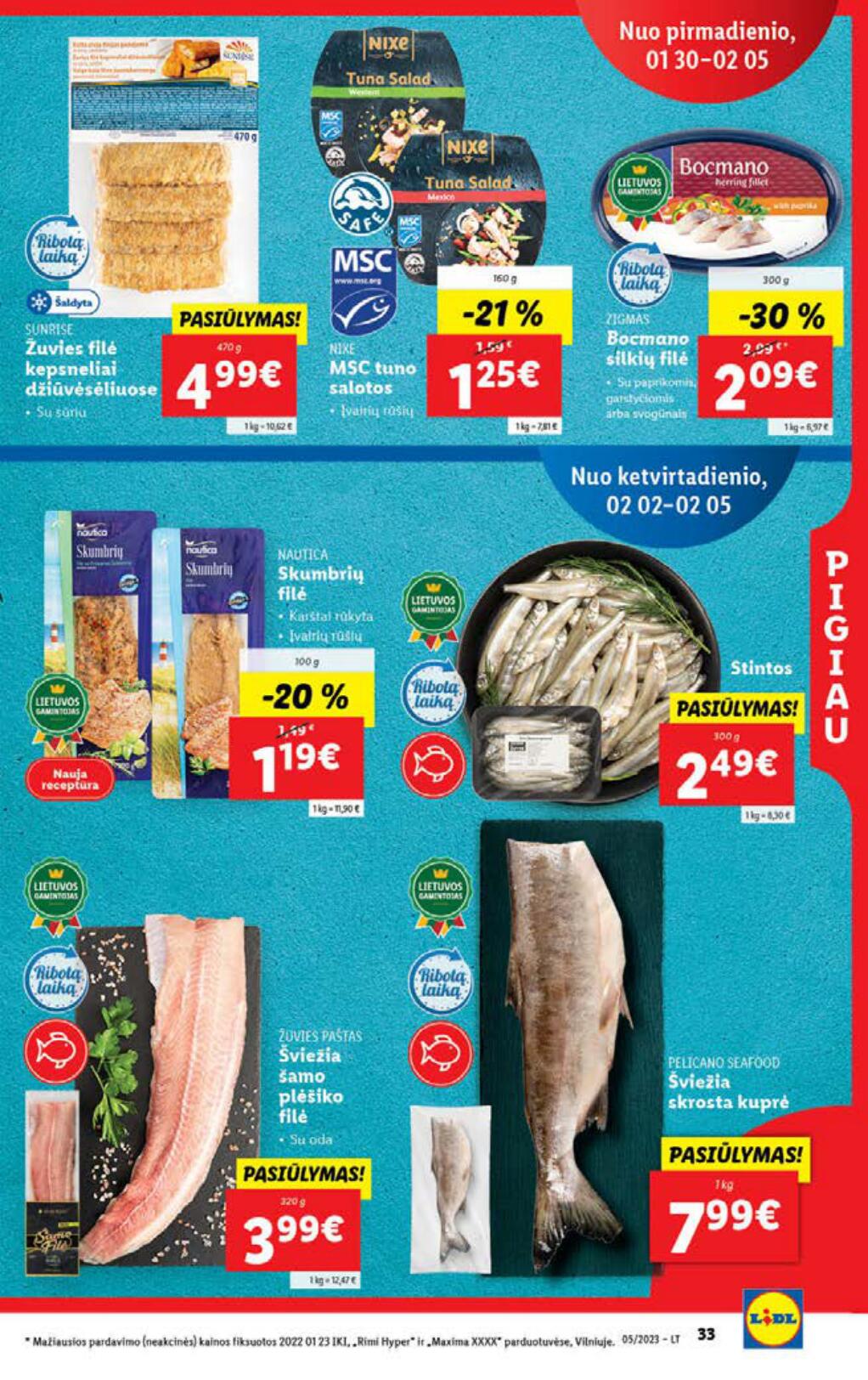 Naujausias LIDL kaininis katalogas 2023.01.30 - 2023.02.05