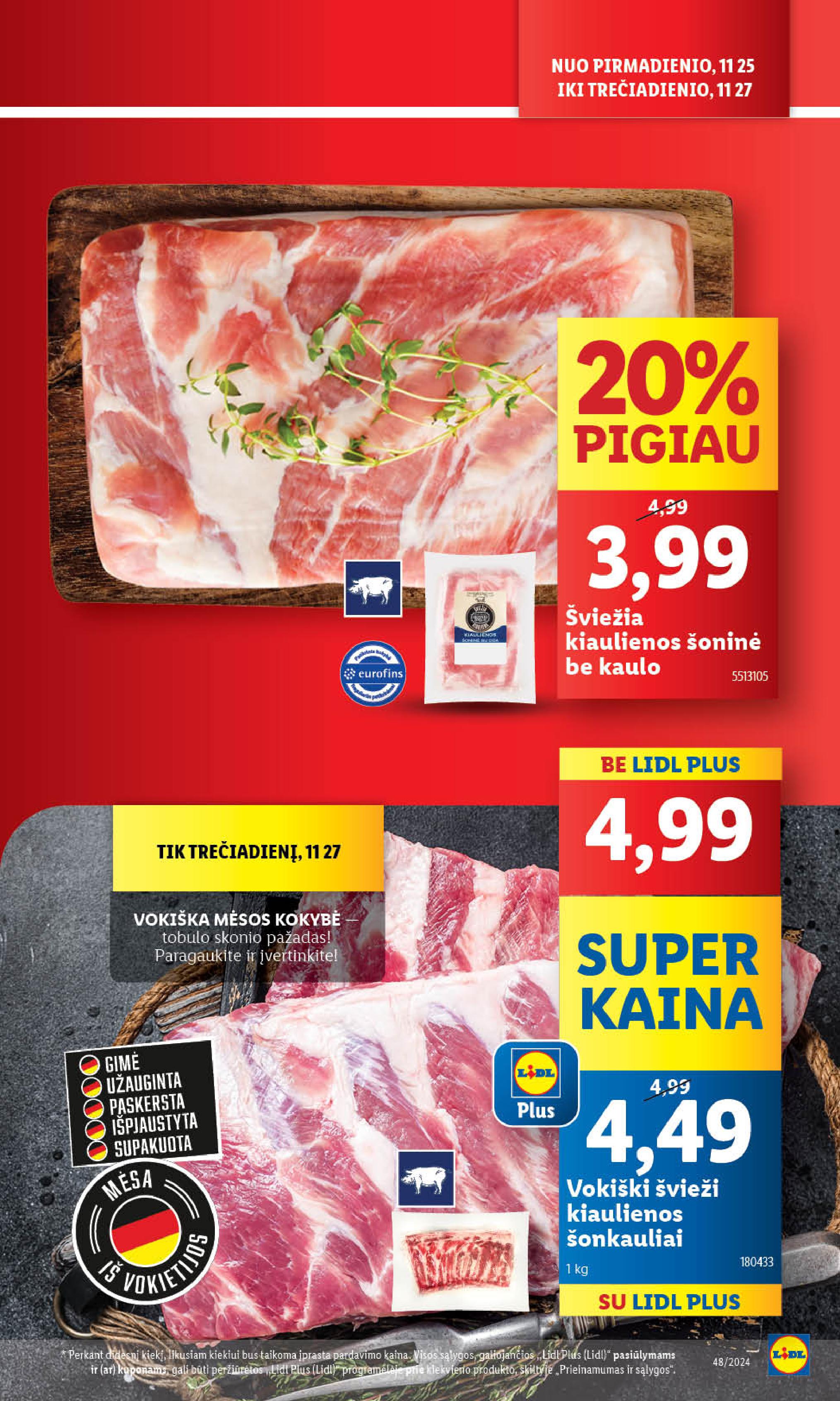 Naujausias LIDL kaininis katalogas 2024.11.25 - 2024.12.01