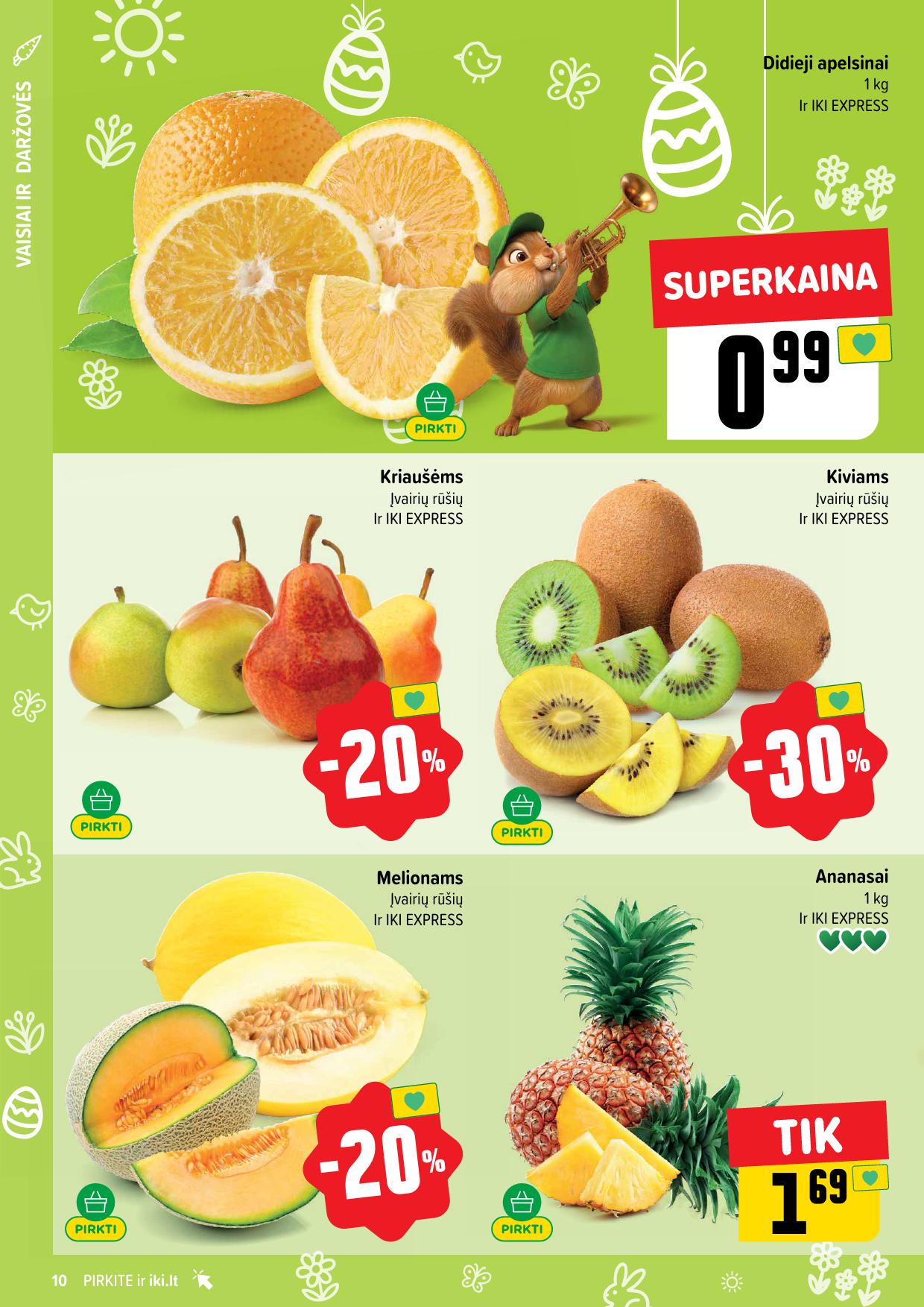 Naujausias IKI kaininis katalogas 2026.03.16 - 2026.03.22
