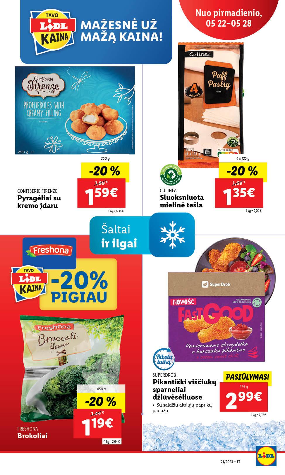 Naujausias LIDL kaininis katalogas 2023.05.22 - 2023.05.28