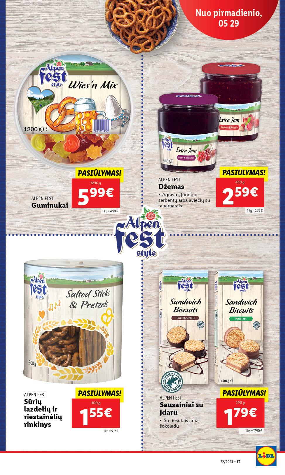 Naujausias LIDL kaininis katalogas 2023.05.29 - 2023.06.04