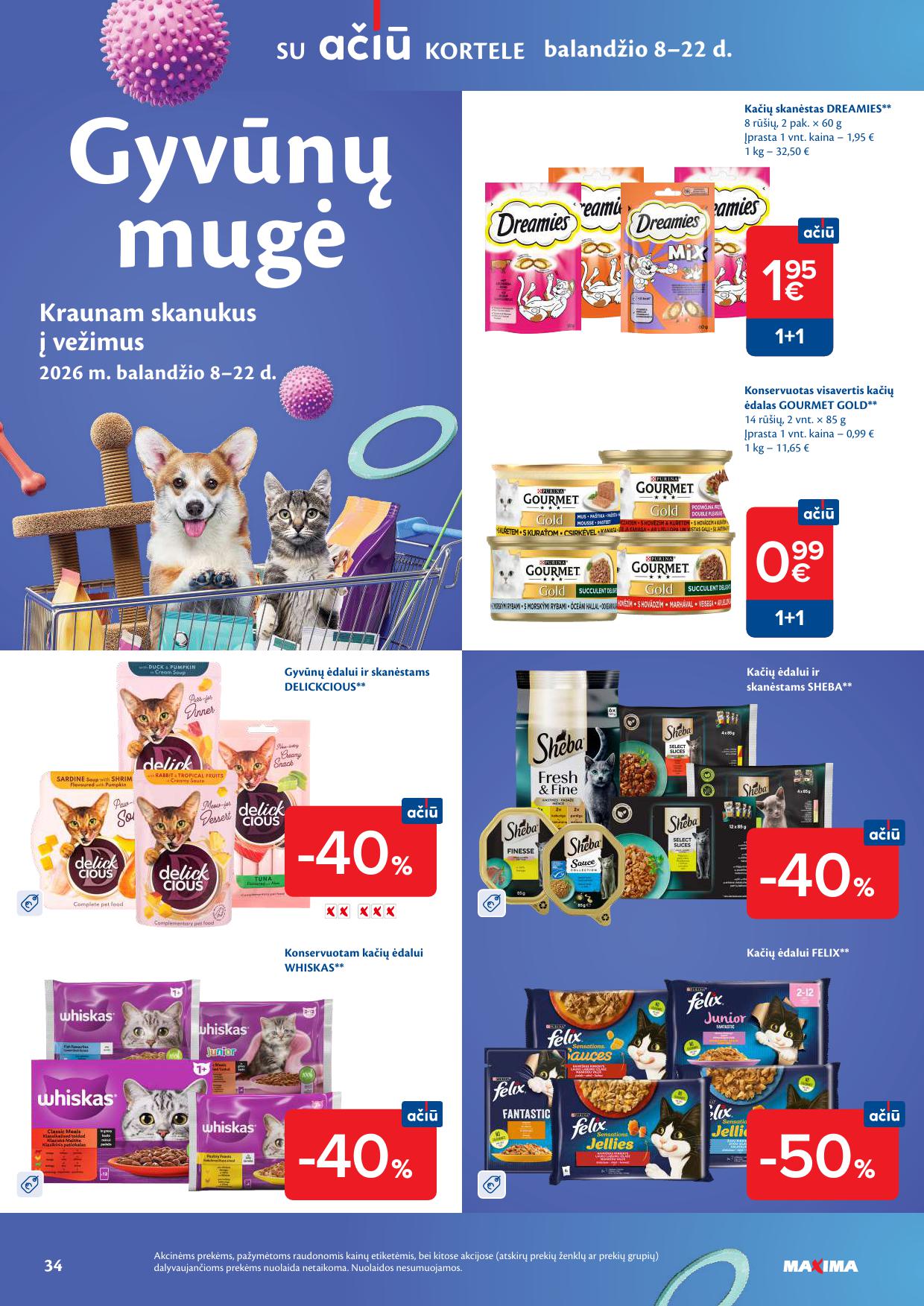 Naujausias MAXIMA kaininis katalogas 2026.04.14 - 2026.04.20