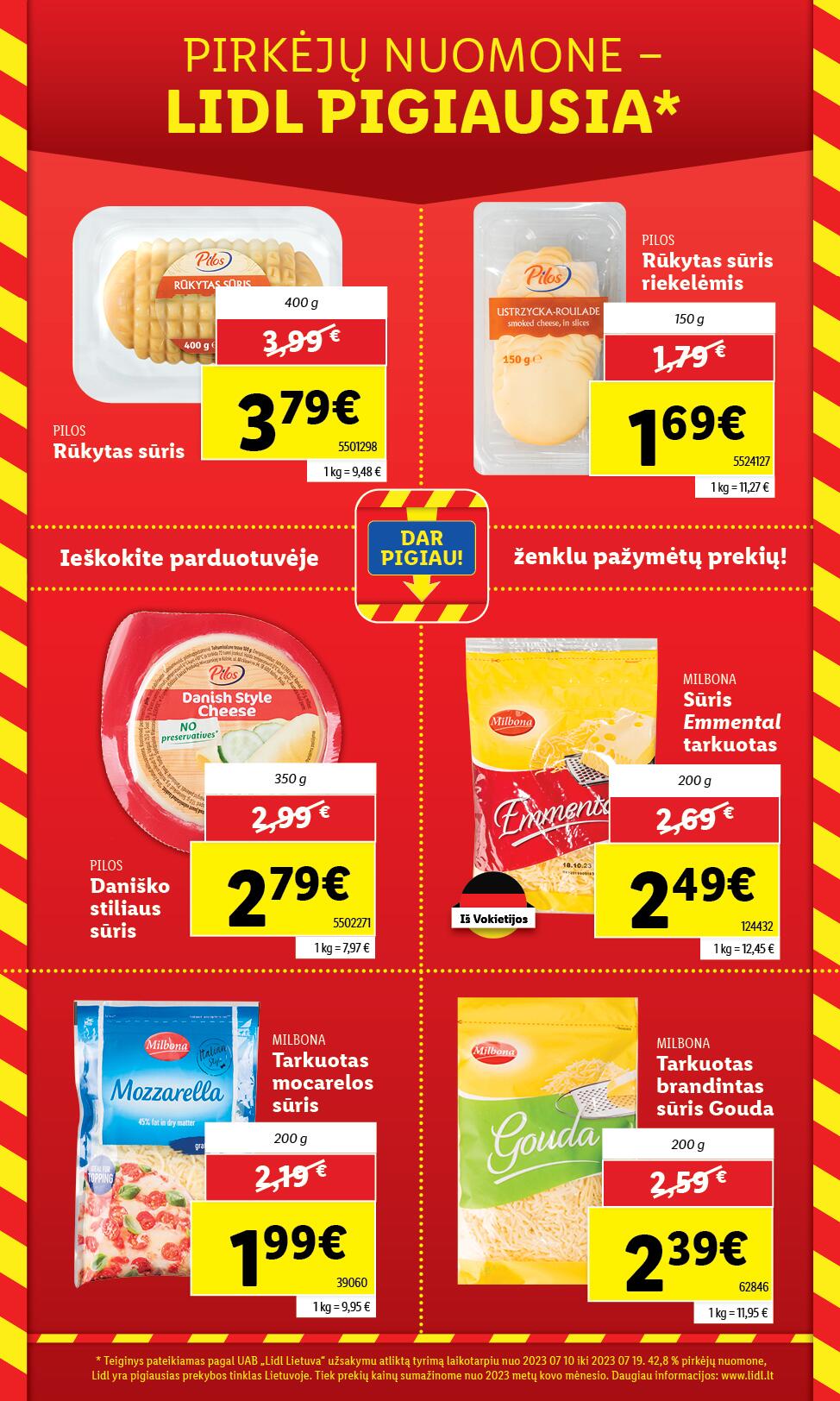 LIDL katalogas "MAŽINAM KAINAS!"