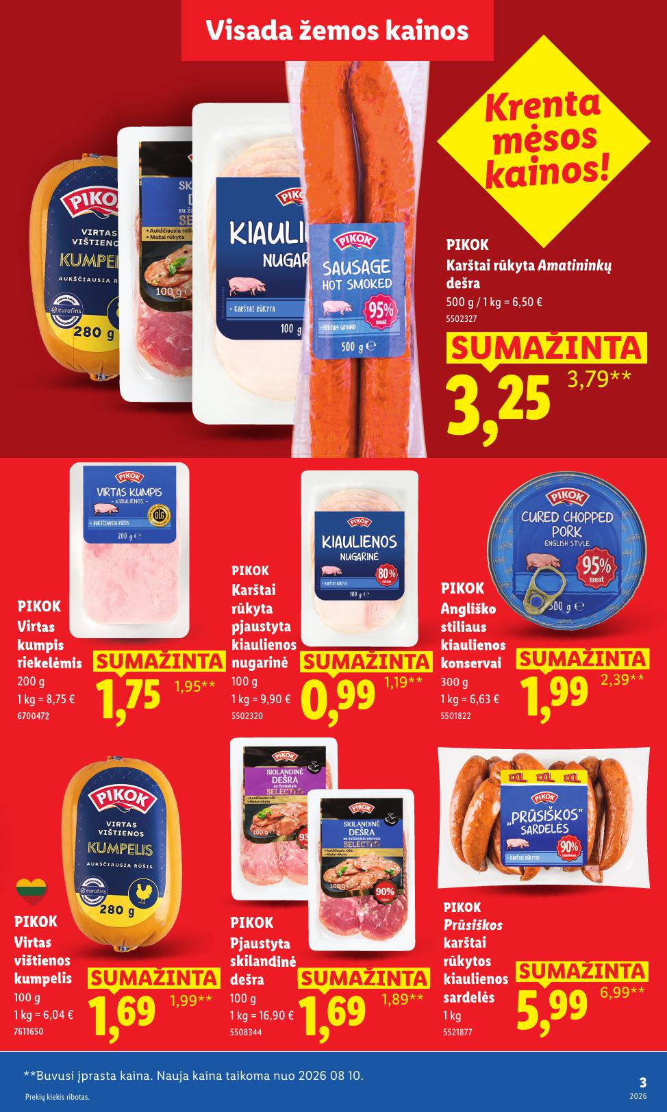 LIDL nuolaidų katalogas "Nr.1 Pažadas Jums"