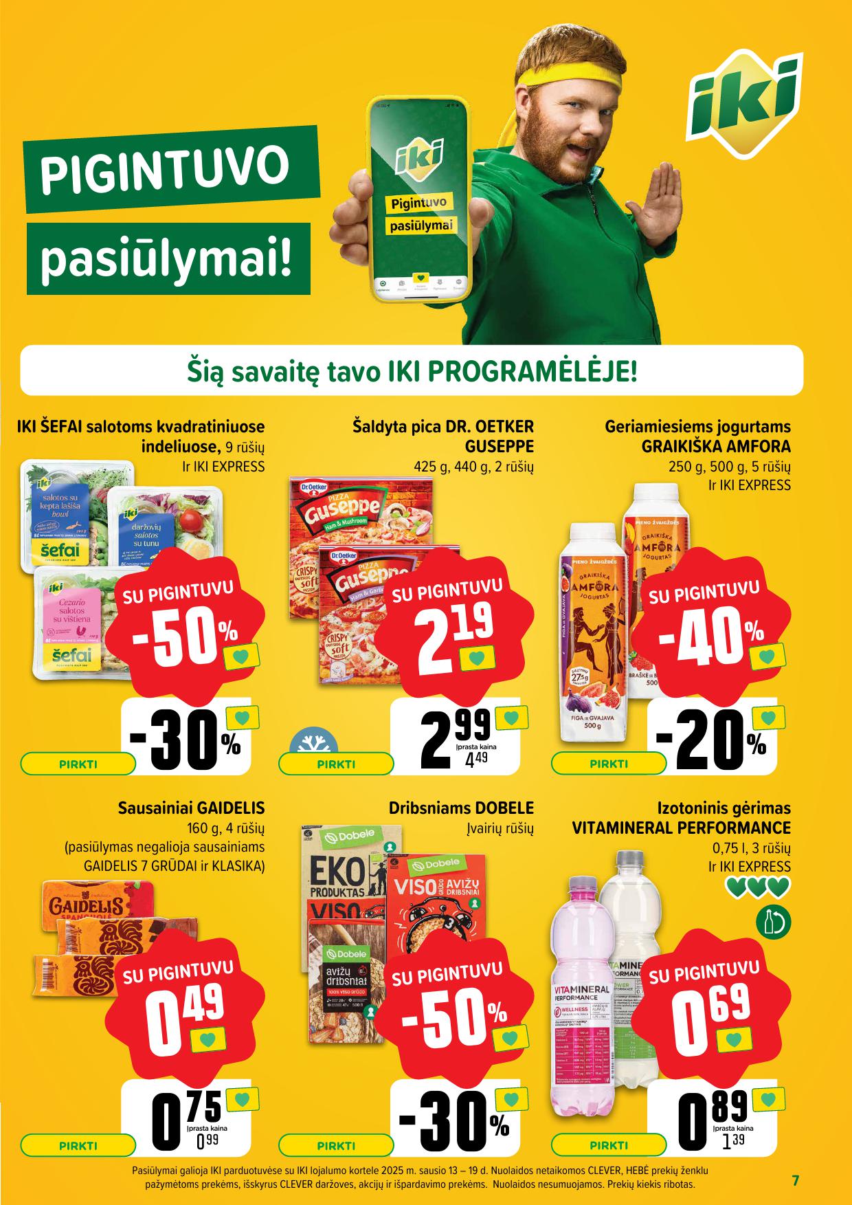 Naujausias IKI kaininis katalogas 2025.01.13 - 2025.01.19