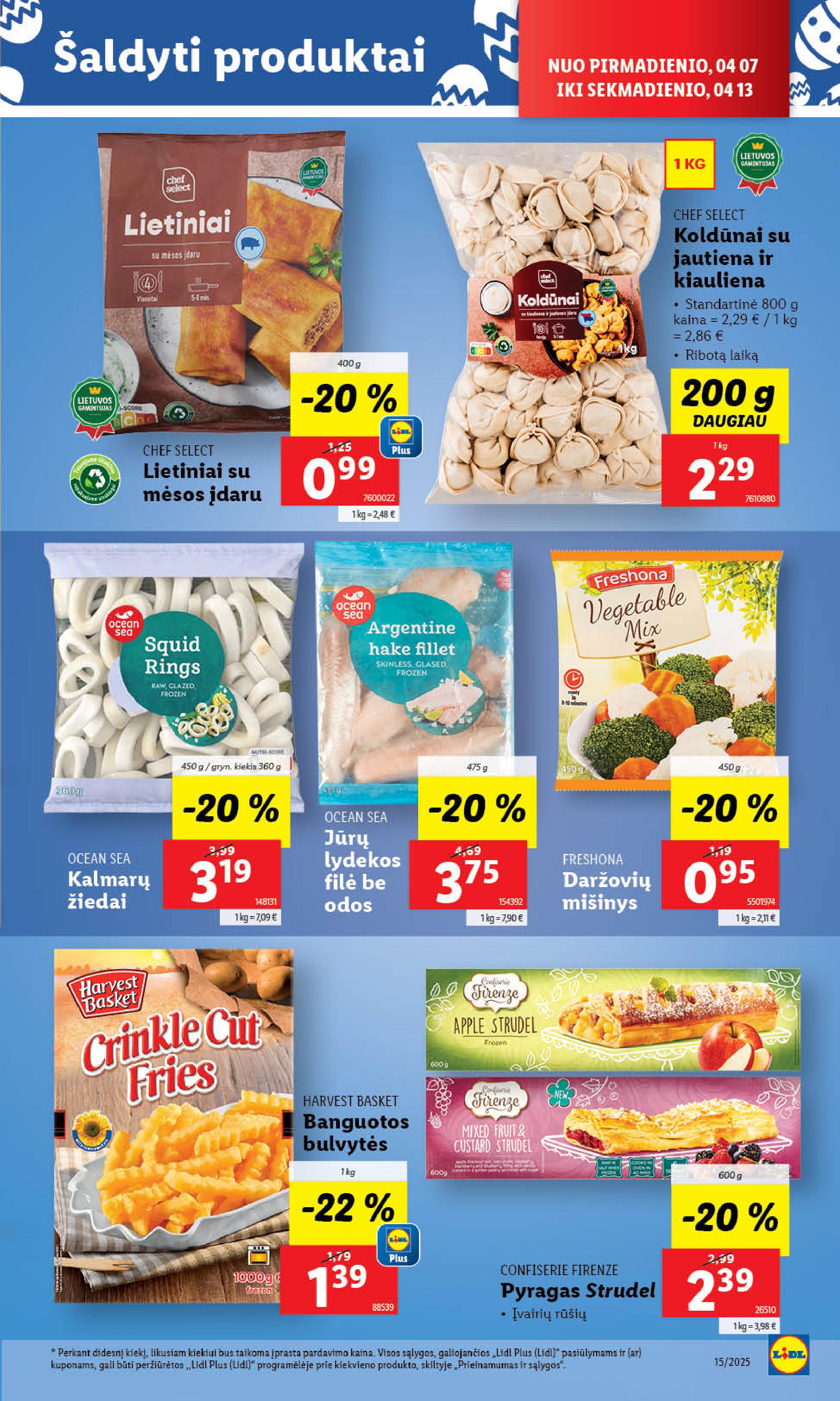 Naujausias LIDL kaininis katalogas 2025.04.07 - 2025.04.13