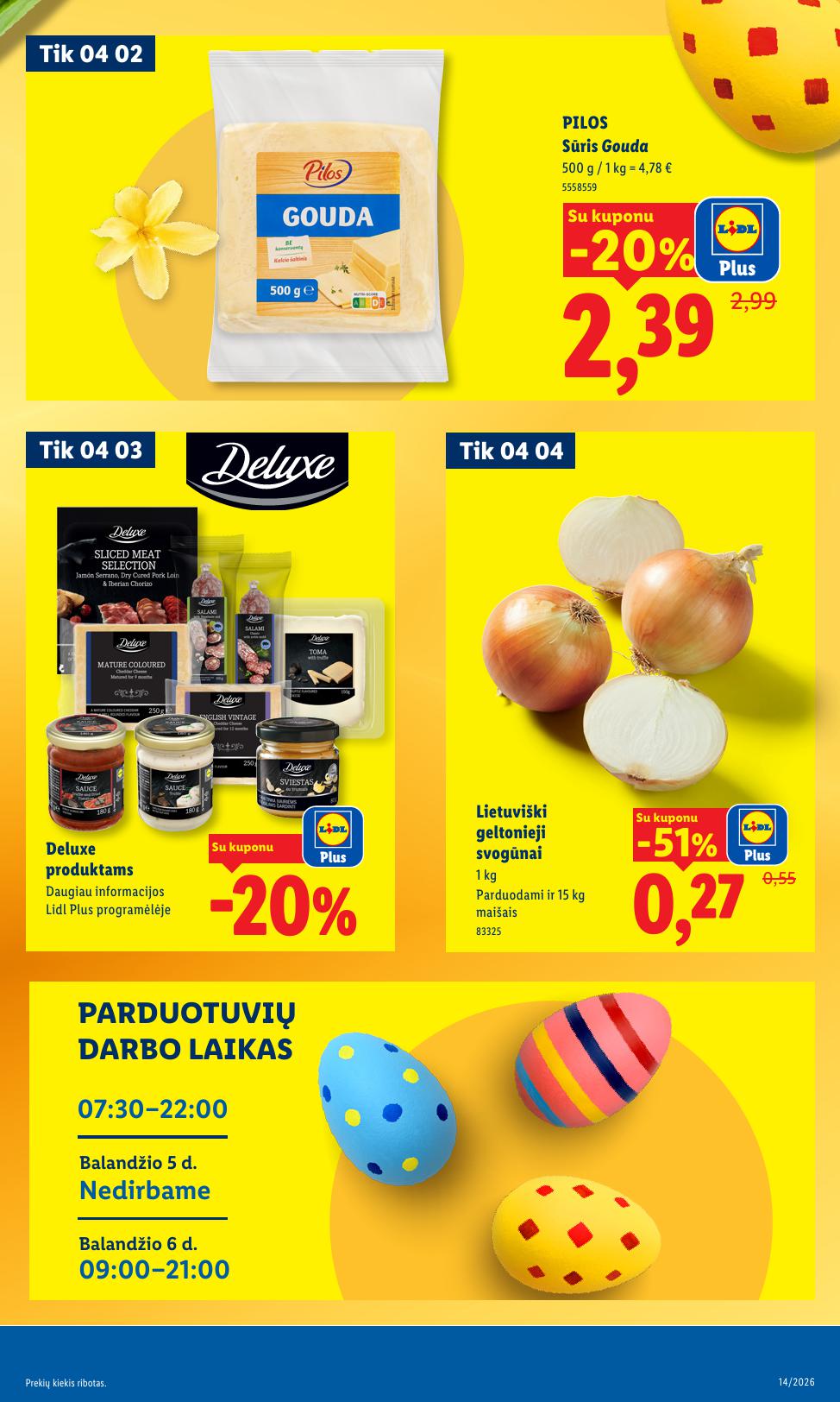 Naujausias LIDL kaininis katalogas 2026.03.30 - 2026.04.04