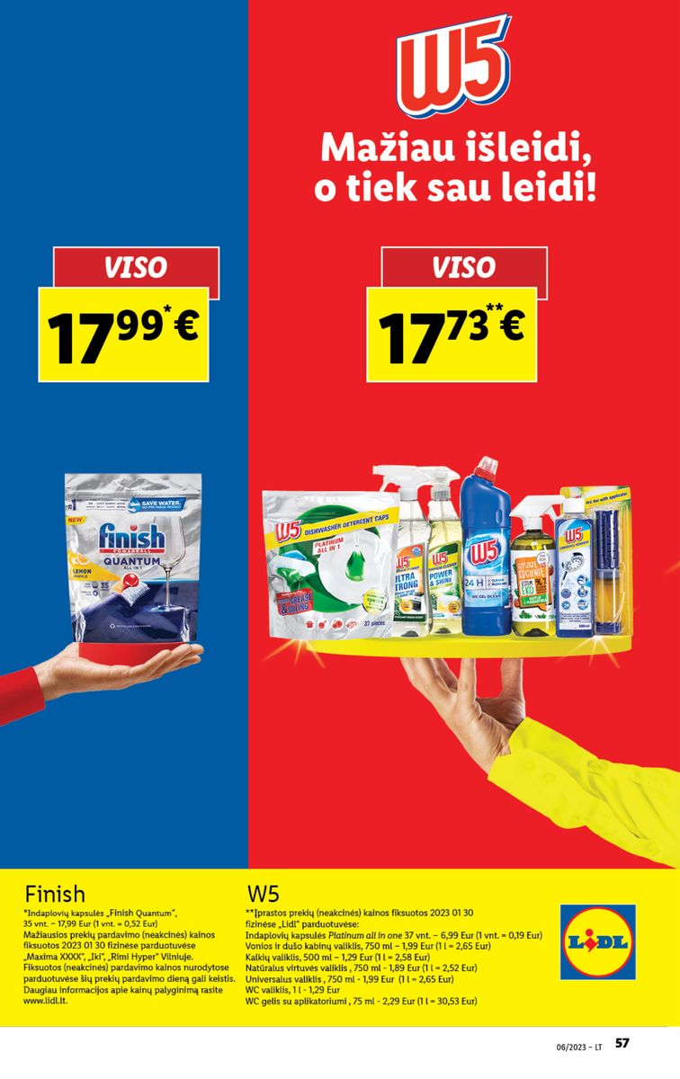 Naujausias LIDL kaininis katalogas 2023.02.06 - 2023.02.12