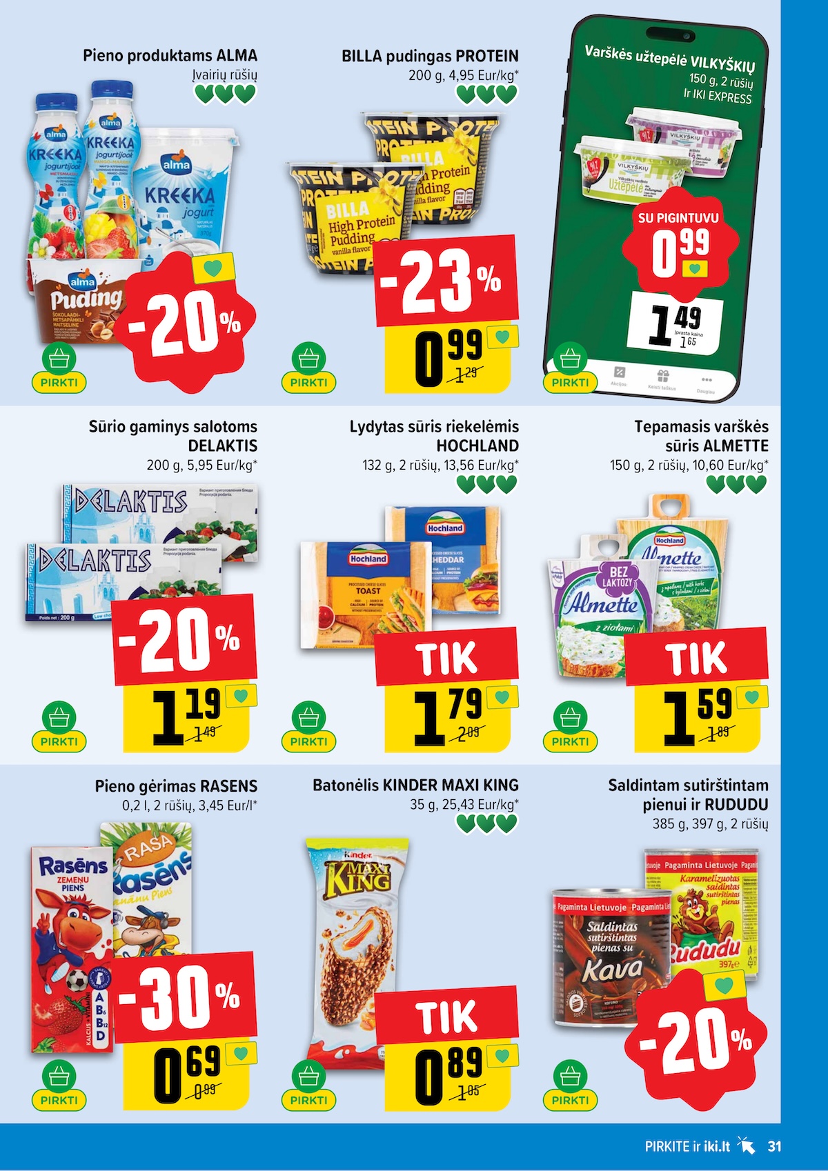 IKI SAVAITĖLĖ akcijų ir nuolaidų leidinys Nr.17 2026.04.20 - 2026.04.26